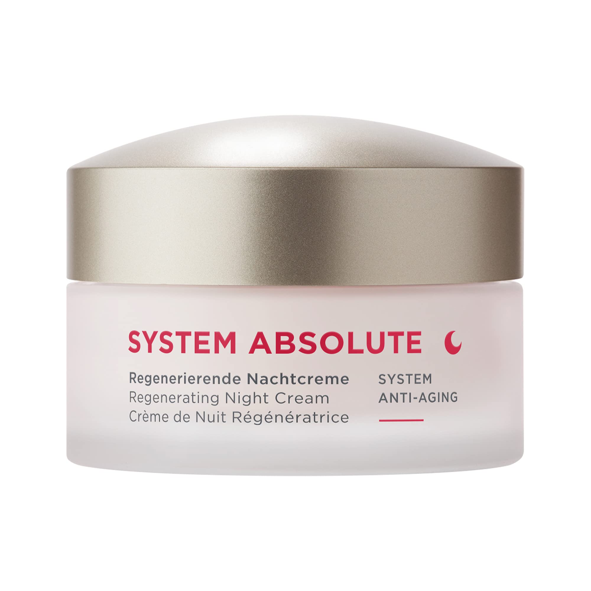 ANNEMARIE BÖRLIND SYSTEM ABSOLUTE Regenerating Night Cream - Anti-Aging Retinol Moisturizer with Aloe Vera, Algae & Meadowfoam Extracts - Deep Hydration & Wrinkle Reduction - 1.69 Fl Oz - Perfect for Nighttime Skincare Routine & Mature Skin Care
