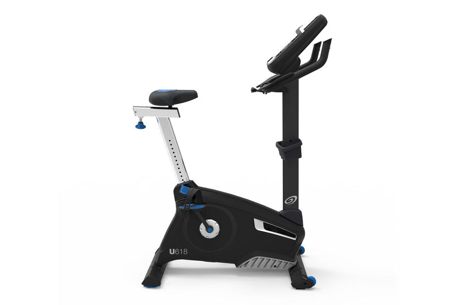 Nautilus U618 Upright Exercise Bike for Home Gym - Quiet Magnetic Resistance Indoor Cycling Bike with LCD Display & Heart Rate Monitor - Perfect for Cardio Workouts & Weight Loss Training