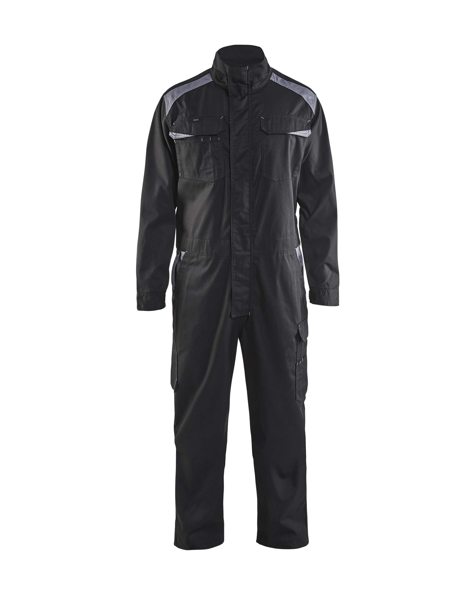 Blaklader 605418009994C56 Industrial Work Overalls - Size 40/32, Black/Grey - Durable Coveralls for Construction, Mechanics & Heavy-Duty Work