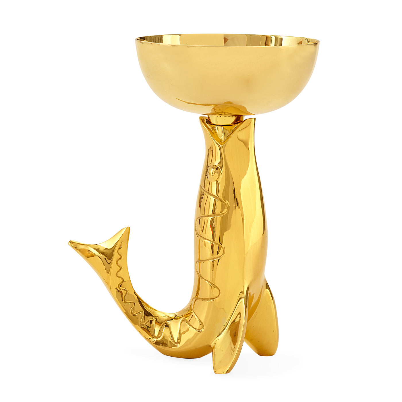 Tall Brass Fish Bowl - Elegant Decorative Centerpiece for Home, Office, or Wedding Decor | Perfect for Betta Fish, Floral Arrangements & Tabletop Displays