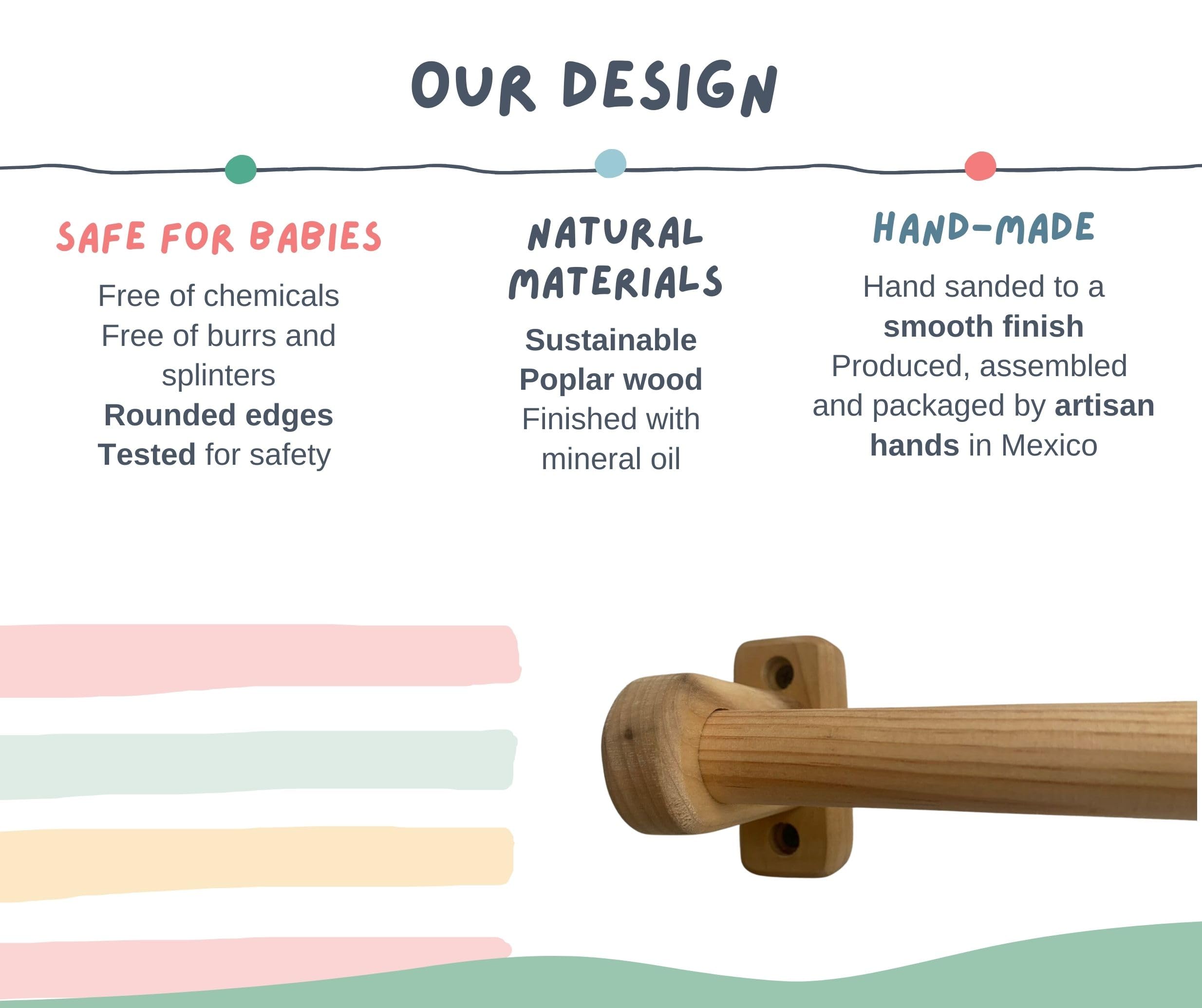 Montessori Baby Pull Up Bar - 32.5