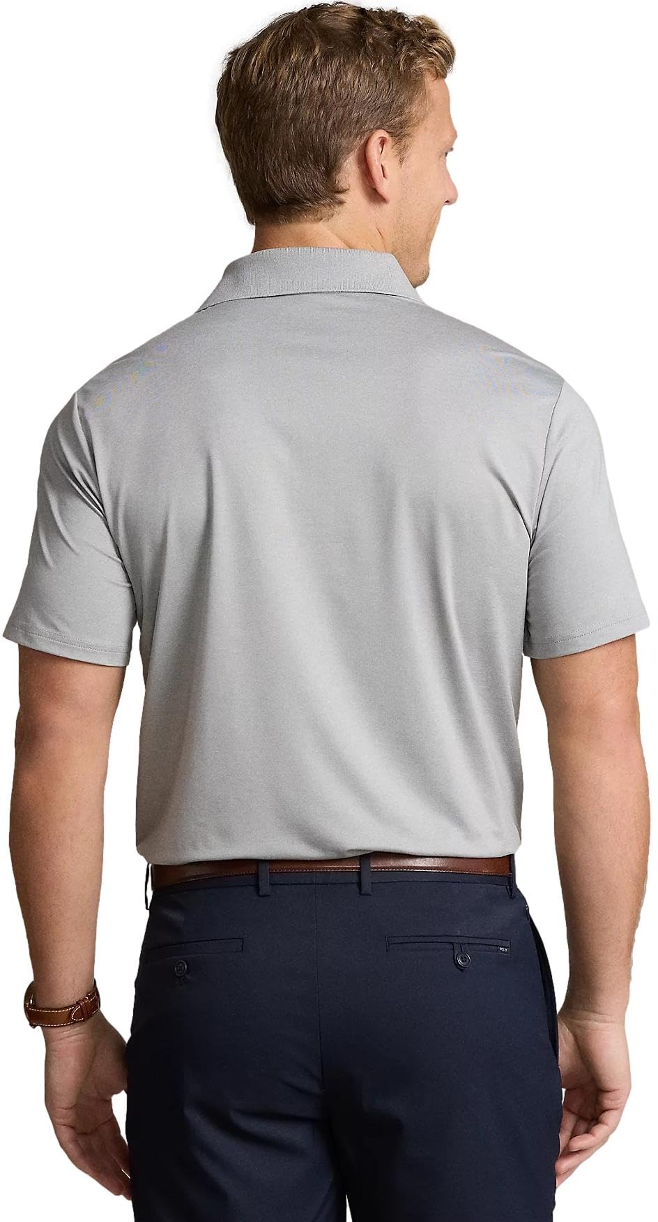 Ralph Lauren Men's Performance Polo Shirt - Moisture-Wicking, Breathable Golf & Casual Shirt for Work, Travel & Outdoor Activities