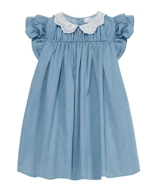 CERA UNA VOLTA Frankie Dress for Girls (Ages 2-10 Years) - Elegant Party Dress for Birthday, Wedding & Special Occasions