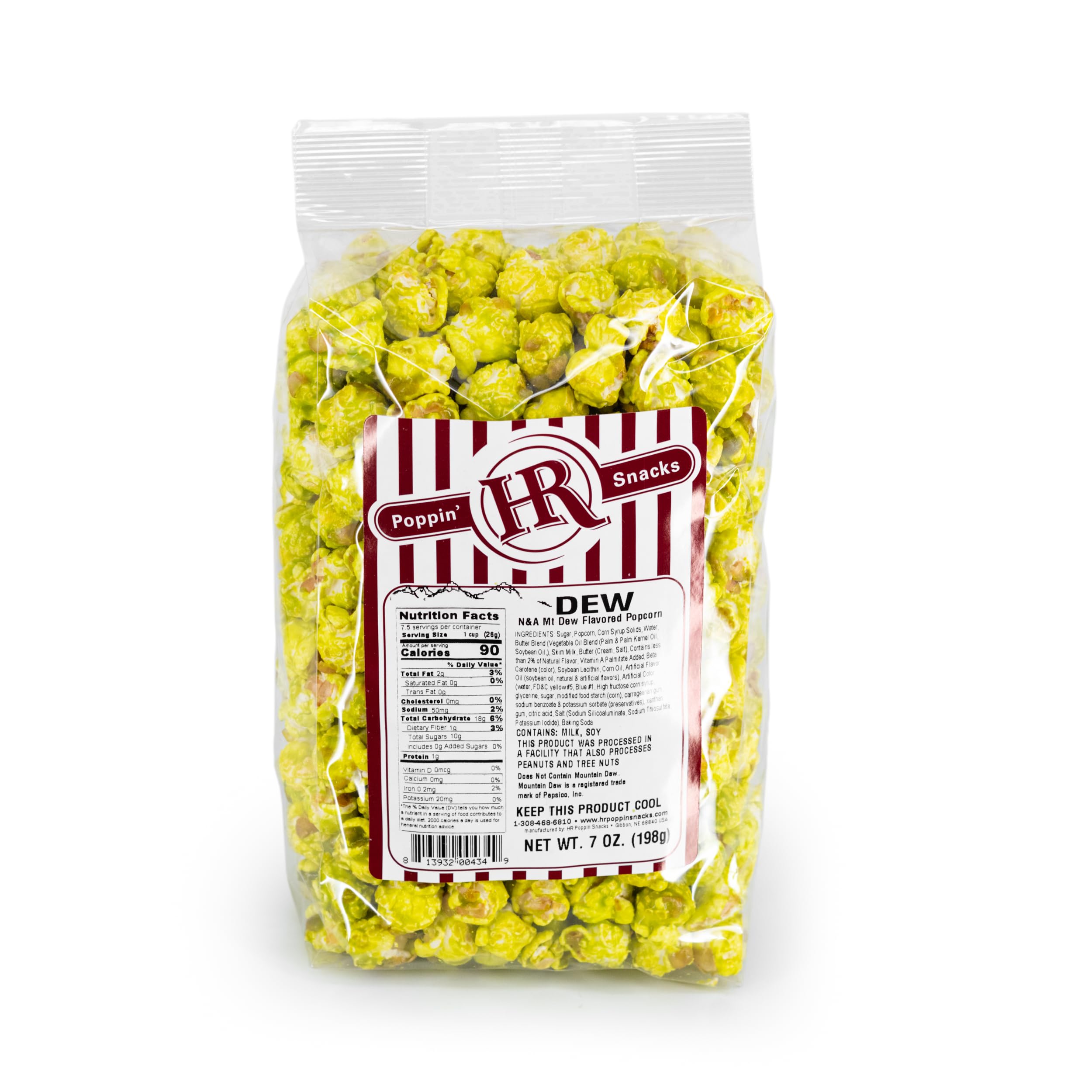 **Dew Soda Popcorn - Gourmet Popcorn Snacks, 6 Pack | Fresh, Crunchy & Delicious Party Snack | Made in USA | Perfect for Movie Nights, Game Days & Office Treats**