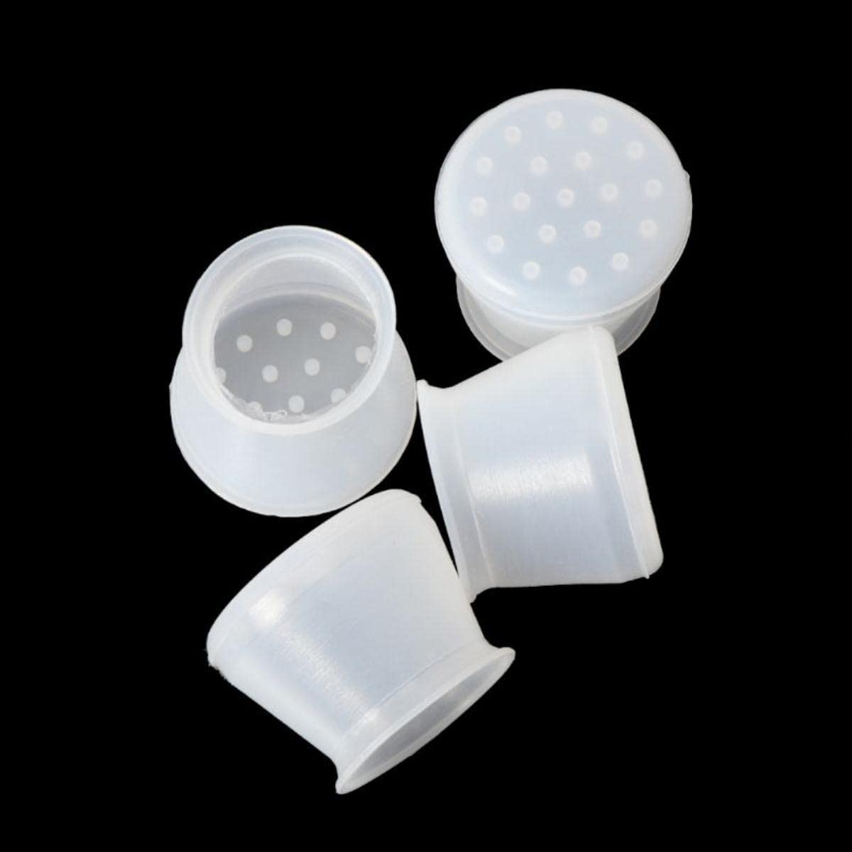 Non-Slip Chair Pads 4-Pack - Silicone Chair Leg Caps, Furniture Floor Protectors for Hardwood & Tile - Anti-Scratch Table & Chair Feet Covers for Home, Office, Restaurant Use