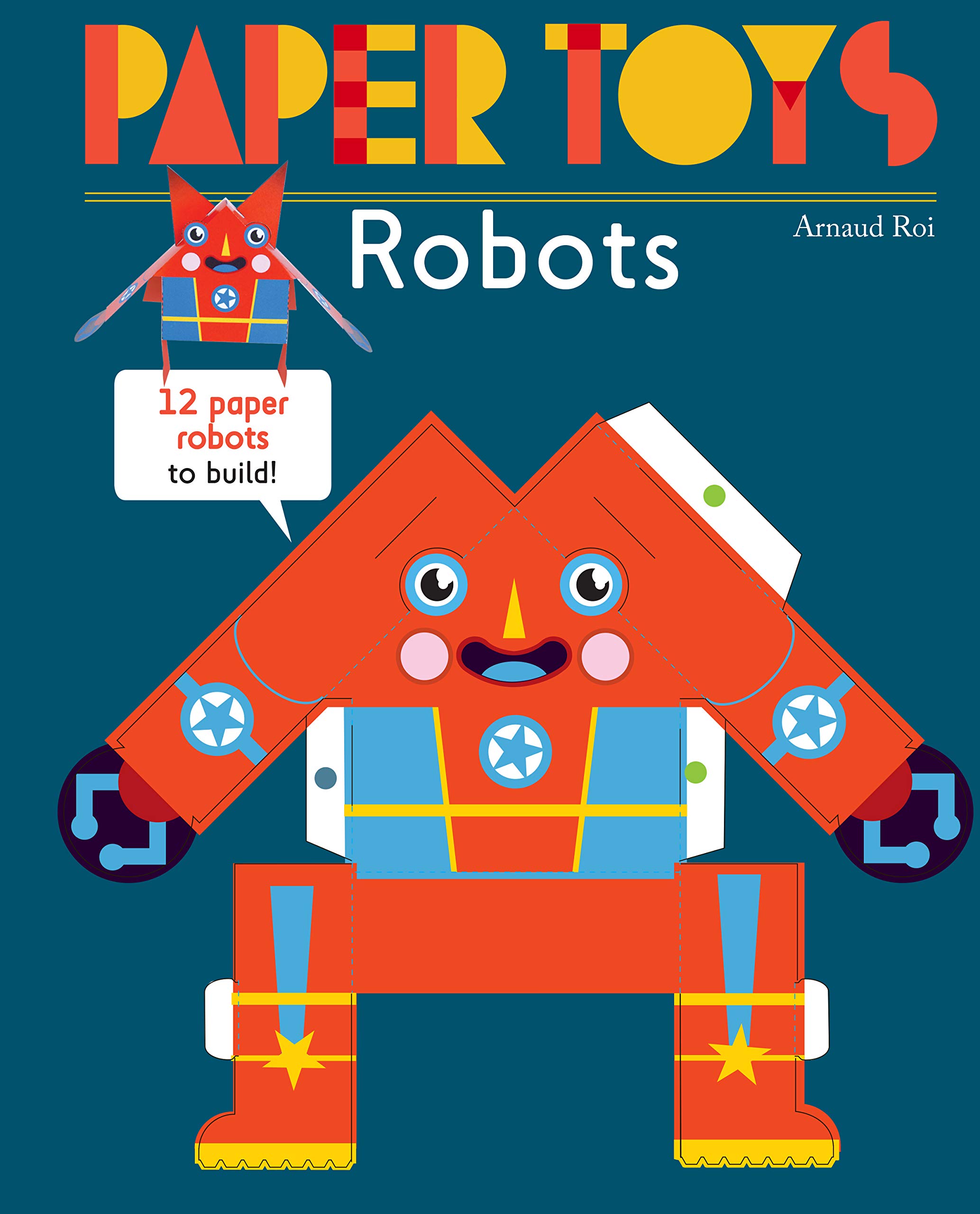Build 12 DIY Paper Robot Toys - Fun STEM Educational Craft for Kids | Creative Play & Classroom Activities