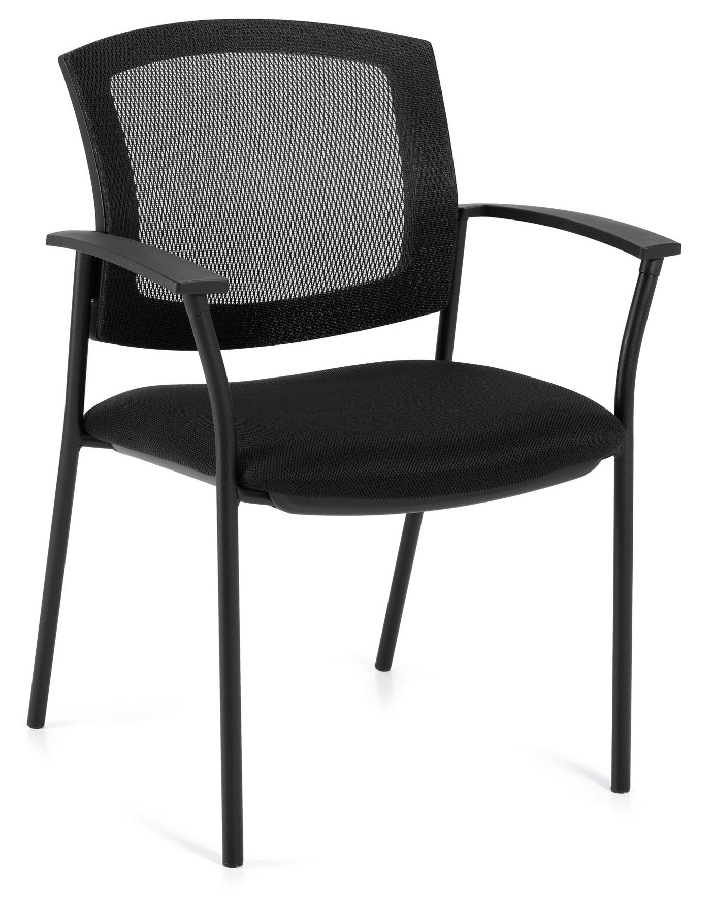 Mesh Back Guest Chair by Offices To Go (OTG2809) - Ergonomic Office Chair with Breathable Mesh Backrest, Adjustable Height & Swivel Base - Perfect for Home Office, Conference Rooms & Waiting Areas
