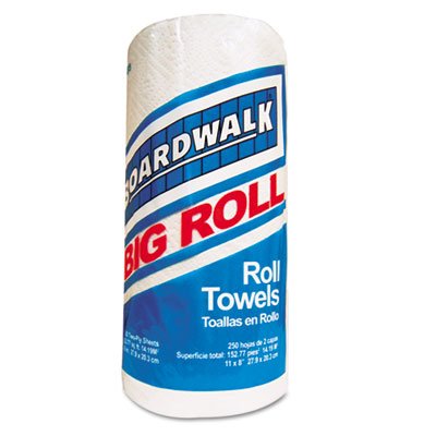 Premium White Perforated Roll Towels - 2-Ply, 11
