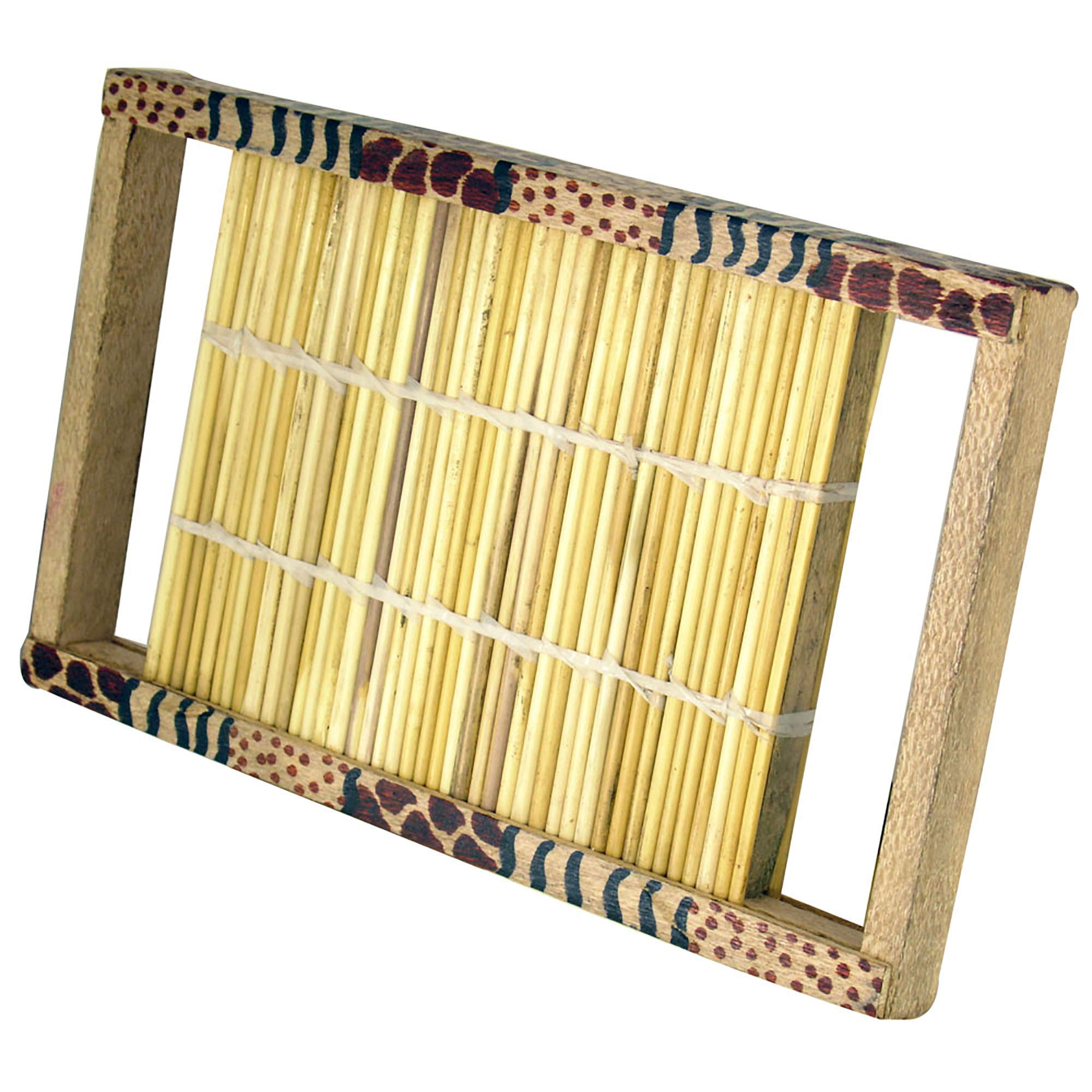 Rainmaker Nile Grass Animal Print Accent Rug (9x6 Inch) - Boho Home Decor for Living Room, Bedroom & Nursery