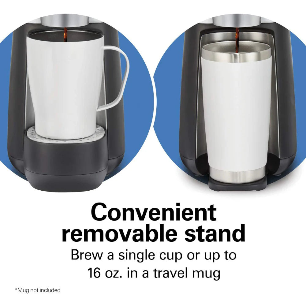 Hamilton Beach 42501C Rapid Hot & Cold Coffee Maker - Fast Brewing for Iced & Hot Coffee - Perfect for Home, Office & Entertaining