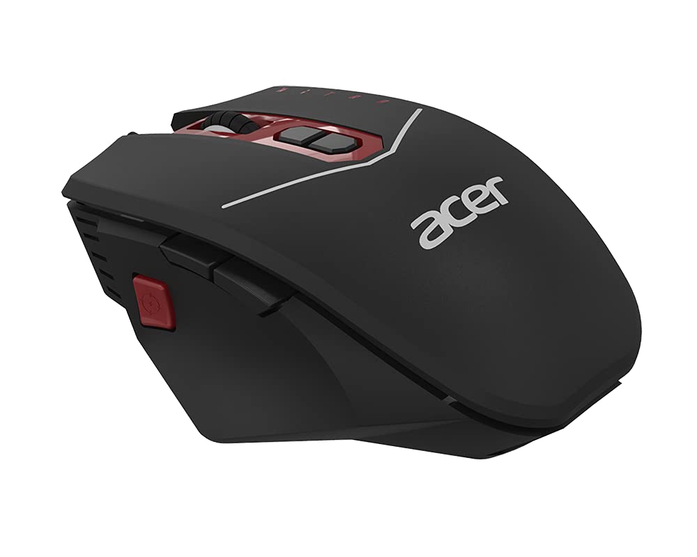Acer Nitro Gaming Mouse II - High Precision PAW3325 Sensor, Adjustable DPI up to 5000, 8 Programmable Buttons with Burst Fire Mode - Perfect for FPS, MOBA & PC Gaming