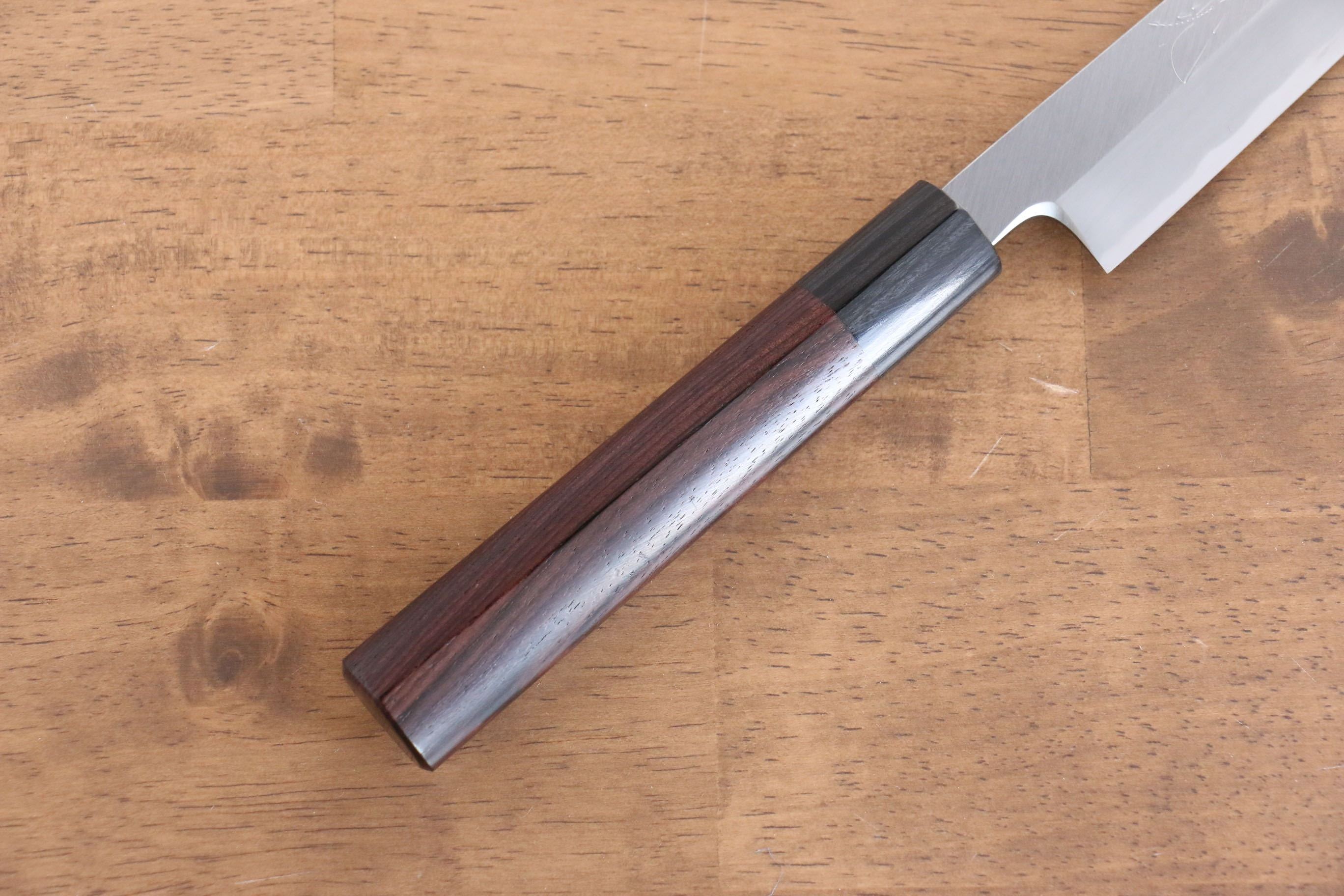 Premium Jikko White Steel No.2 Kiritsuke Yanagiba 210mm - Japanese Chef Knife with Ebony Handle for Sushi, Sashimi & Precision Cutting - Perfect for Professional Chefs & Home Cooks