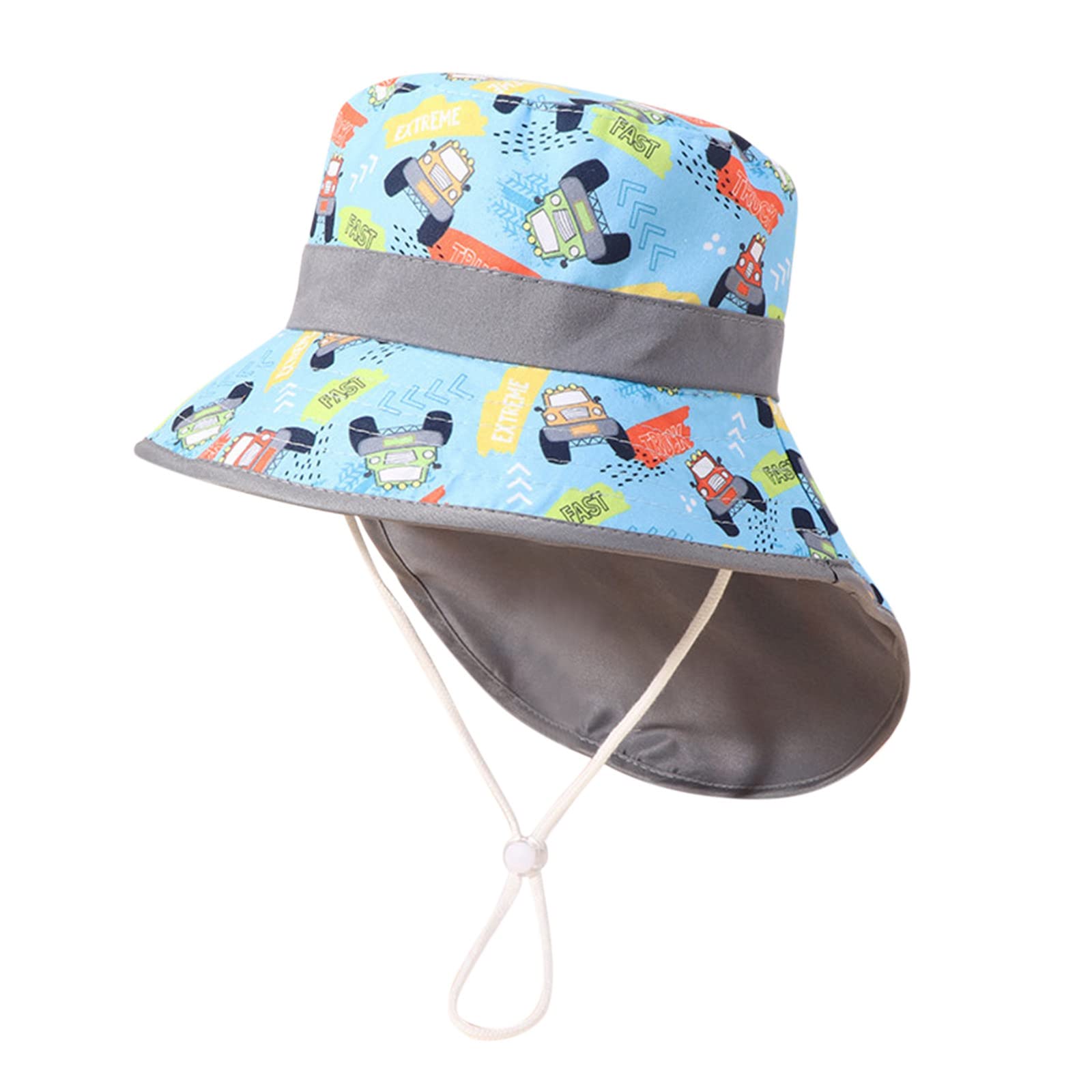 Breathable Kids Bucket Hat - Adjustable Sun Protection Cap for Baby & Toddler, UV Protection Outdoor Beach Hat for Summer - Perfect for Beach Trips, Park Play & Sunny Day Adventures
