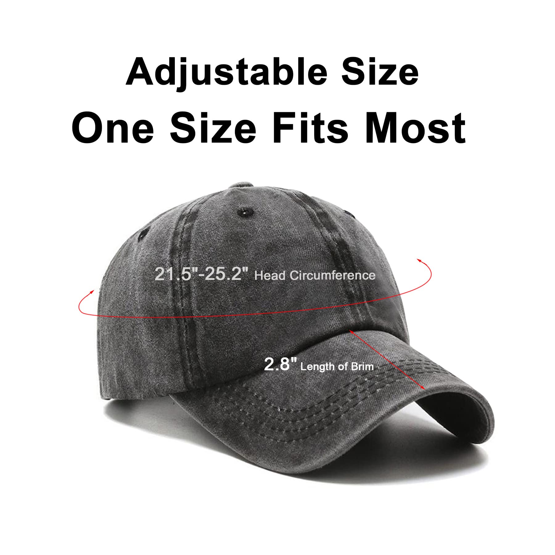 NPQQUAN Original Classic Low Profile Baseball Cap - Adjustable Cotton Golf & Dad Hat for Men & Women - Unconstructed Plain Cap for Casual Wear, Outdoor Sports & Daily Fashion