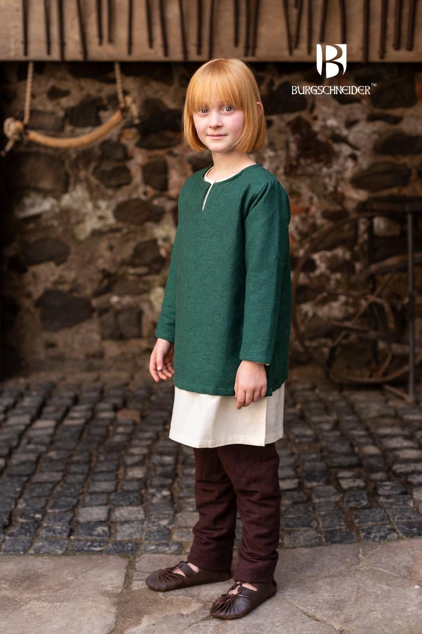 Eriksson Green Kids Tunic - Soft & Comfortable Cotton Top for Girls & Boys - Perfect for School, Playdates & Casual Outings