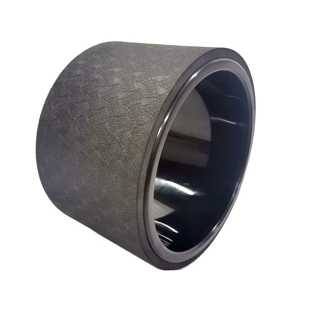 NGT 6 Inch Yoga Wheel for Back Pain Relief - Strongest & Most Comfortable Dharma Yoga Prop Wheel - Perfect for Stretching, Backbends & Spinal Alignment Exercises