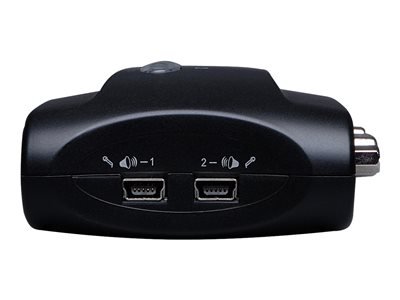 TRIPP LITE 2 Port USB KVM Switch with Audio & Cables - Desktop Computer Sharing for Home Office & Gaming Setup