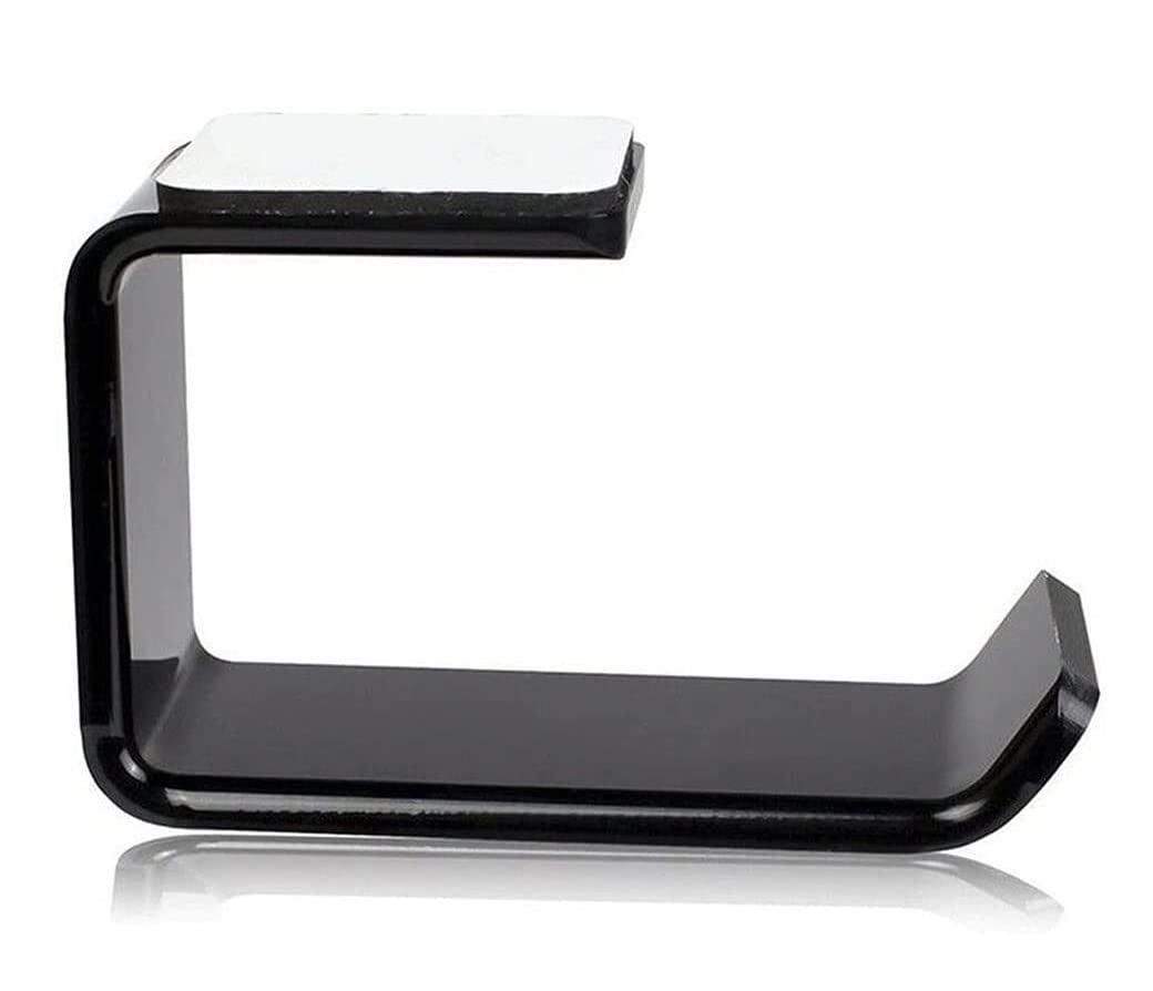 Dual Headphone Stand Holder - Under Desk Mount Hanger Hook for Gaming Headsets, Earphones & Accessories - Space Saving Organizer for Home Office & Gaming Setup