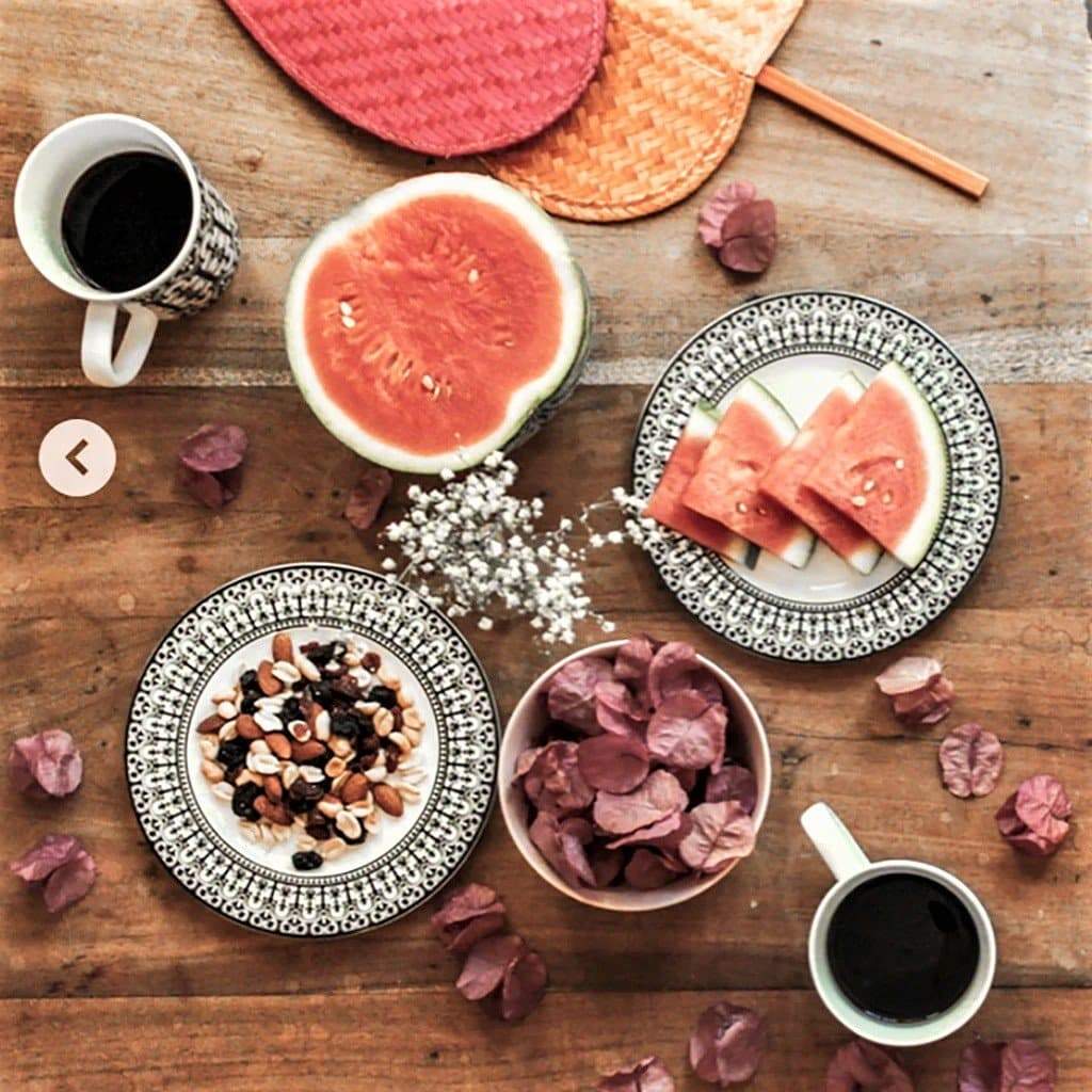 Matriarch Black & White Porcelain Salad Plate - Elegant Dinnerware for Fine Dining & Special Occasions