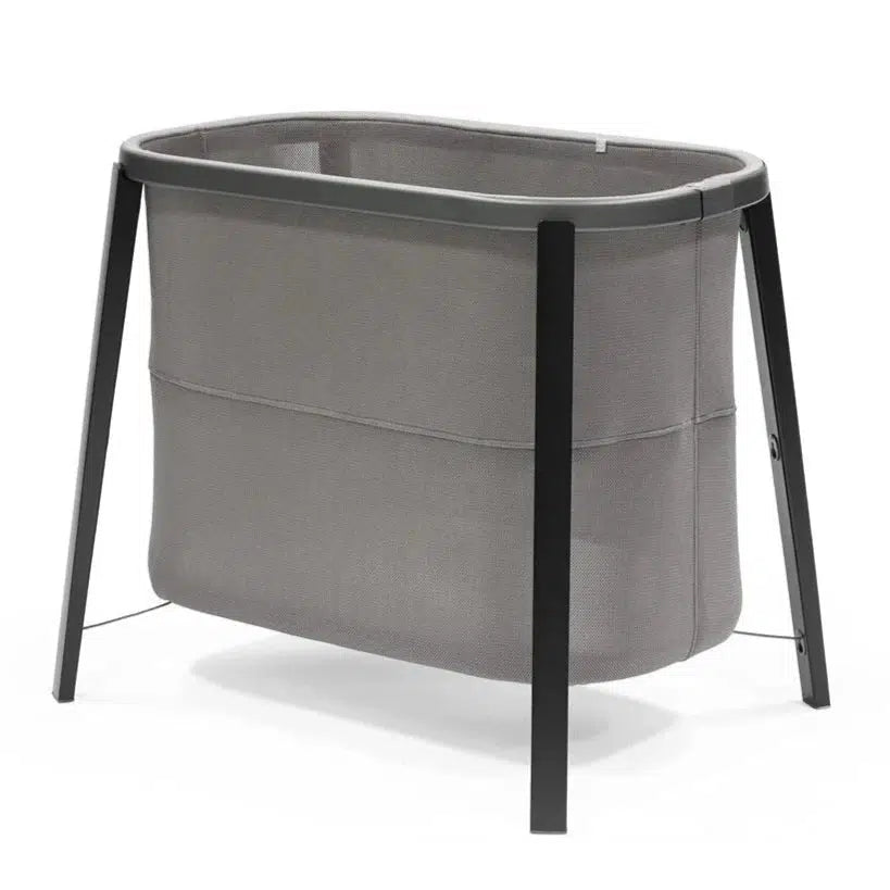 Stokke Snoozi Bassinet - Graphite Grey Baby Crib for Newborns | Safe & Comfortable Infant Sleeper for Nursery, Bedroom & Travel