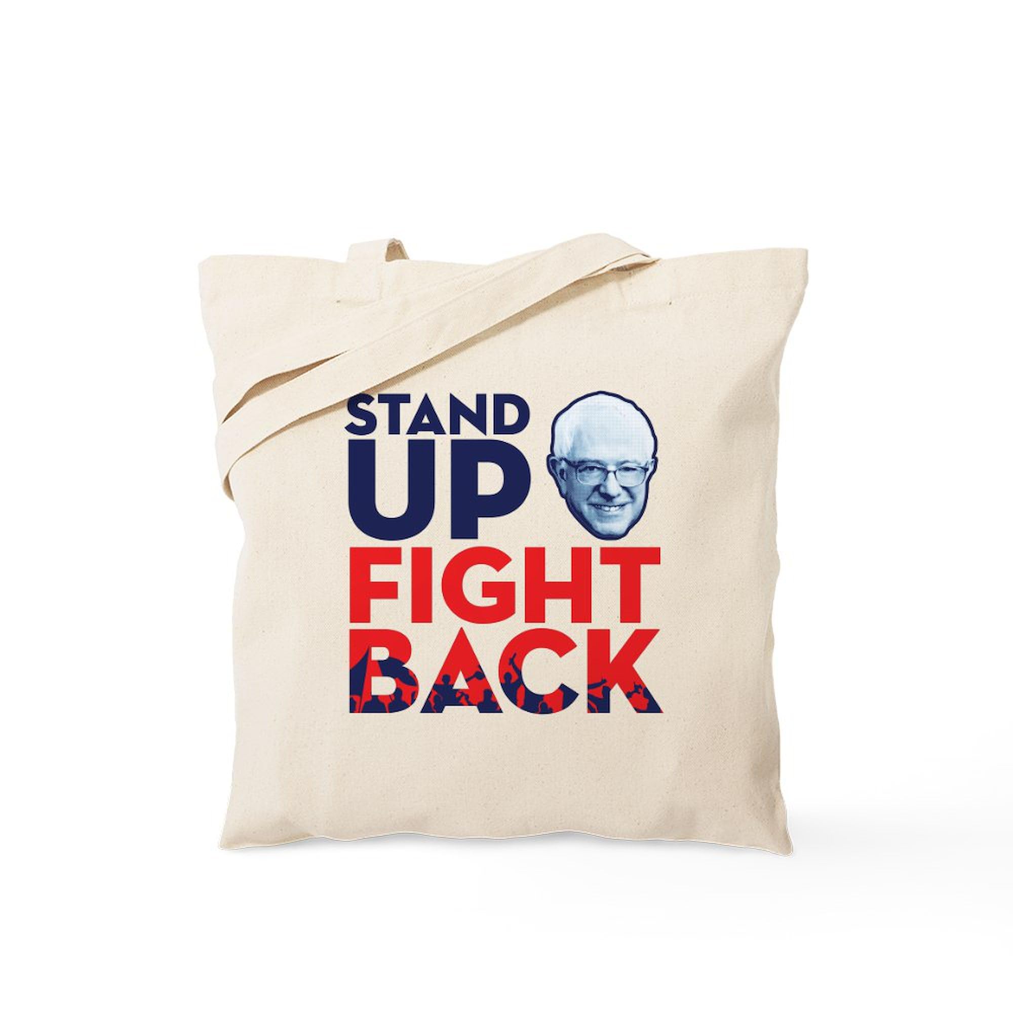 Fight Back Tote Bag - Eco-Friendly Natural Canvas Reusable Shopping Bag for Groceries, Beach & Daily Use | CafePress