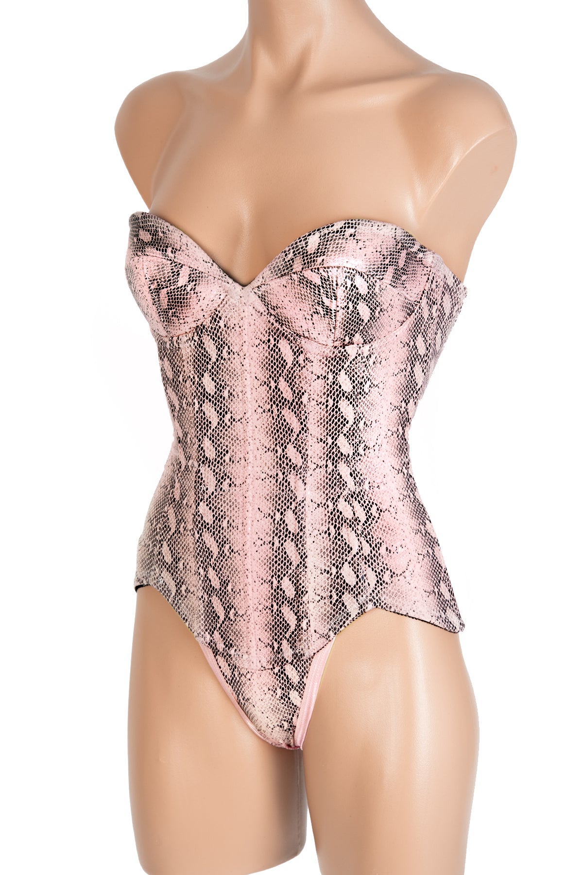Naked Carousel Stretch Corset - Adjustable Waist Trainer for Women, Shapewear Body Shaper with Comfortable Elastic - Perfect for Waist Training, Burlesque, Cosplay & Special Occasions