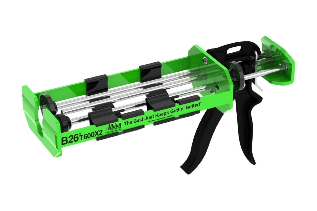 600 Series B Line Manual Multi Component Cartridge Gun (2:1 & 1:1 Ratio) - 3 Pack for Epoxy Resin, Adhesive & Sealant Applications in Construction & DIY Projects