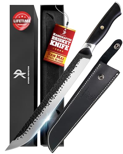 Handmade Brisket Knife W/ Leather Sheath