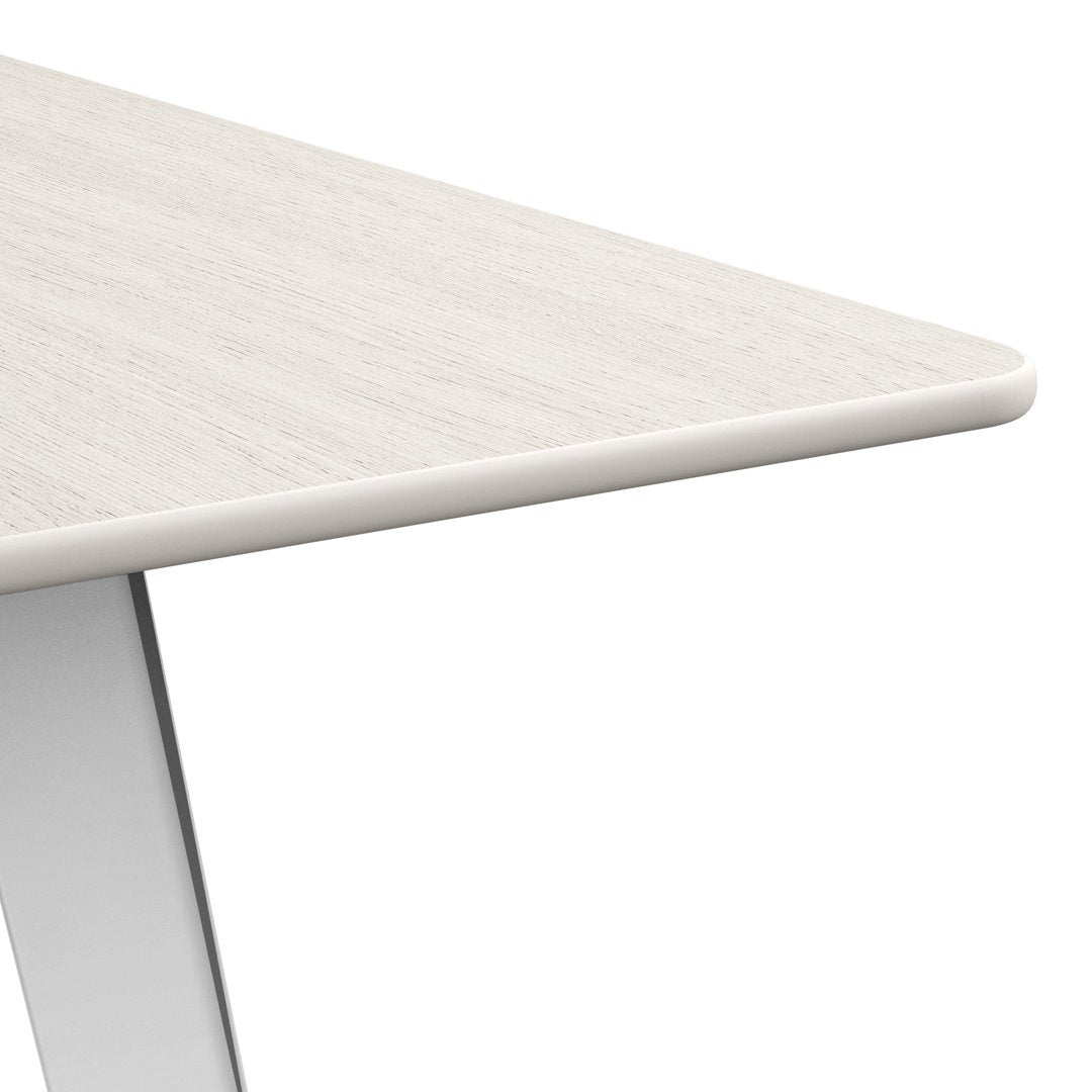 Modern Rectangular JW Dining Table - Solid Wood Kitchen Table for 6-8 People - Perfect for Family Dinners & Entertaining Guests