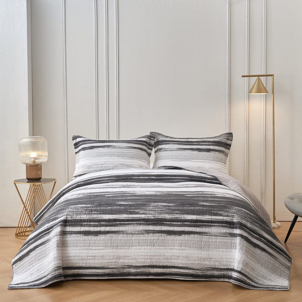 Grey Innovations Coverlet | King Size Bedding Set - Soft & Breathable for All Seasons - Perfect for Bedrooms, Guest Rooms & Hotels