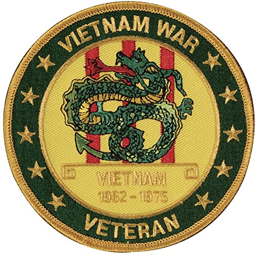 MEDALS OF AMERICA EST. 1976 Vietnam Veteran Patch - Military Collectible for Veterans, History Enthusiasts - Perfect for Uniforms, Shadow Boxes & Memorial Displays
