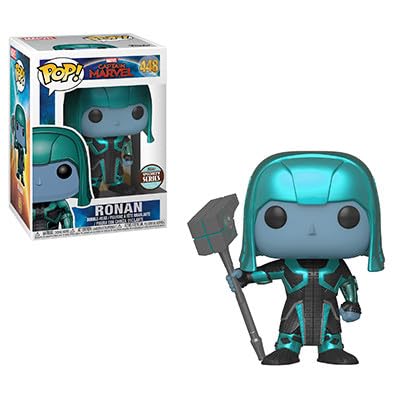 Captain Marvel Ronan the Accuser Funko Pop! Vinyl Figure - Specialty Series Exclusive Collectible with Pop Protector Case | Marvel Comics Superhero Action Figure for Display & Gift