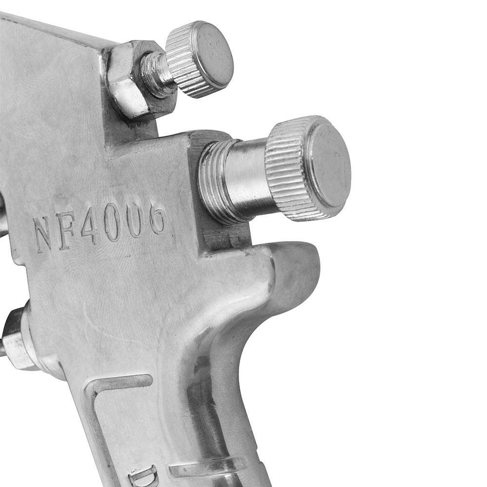 GUN GRAVITY V Aluminum 400ml Spray Gun with 50PSI Pressure - Perfect for Automotive Painting, DIY Projects & Home Renovations