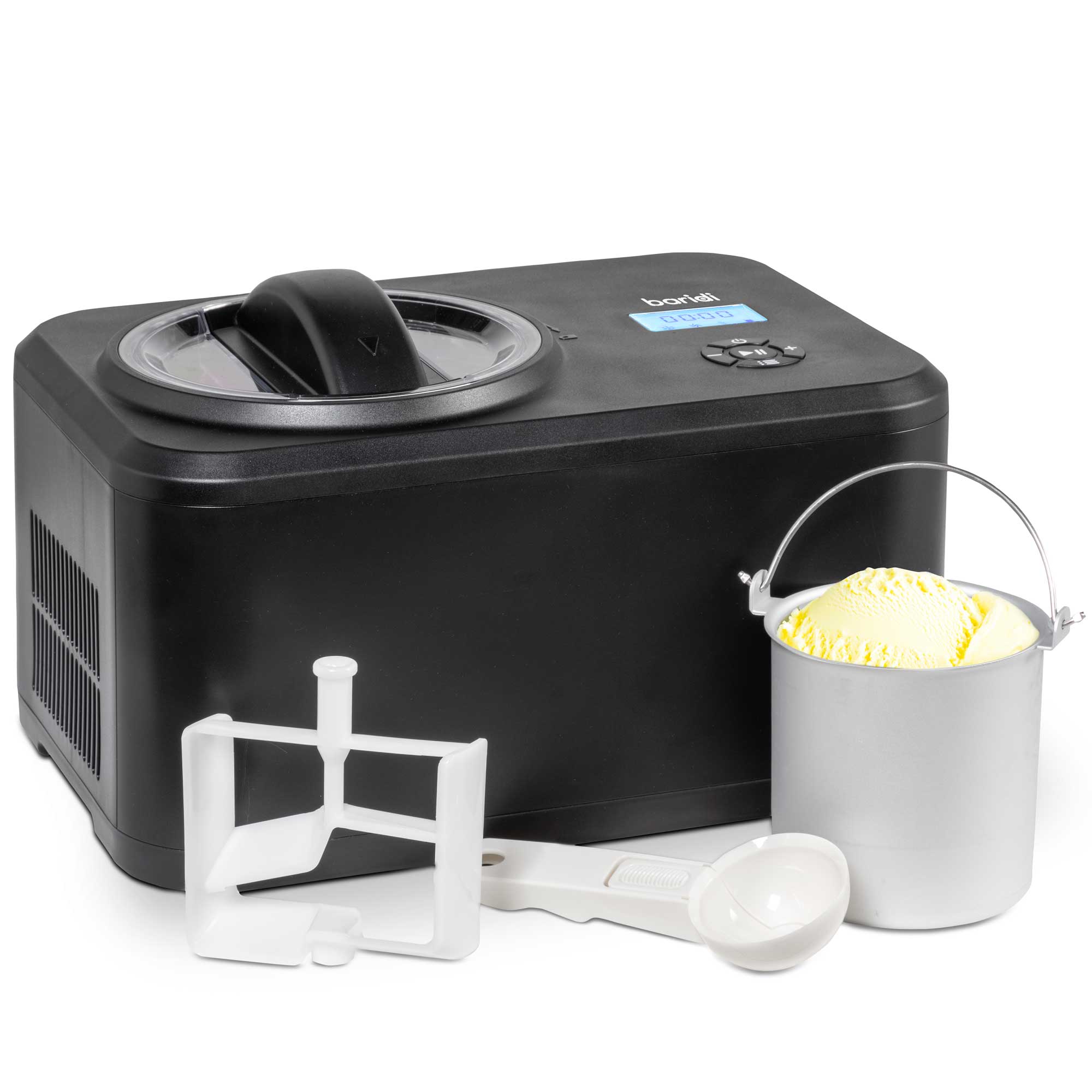 Baridi 1.5L Ice Cream Maker with Fast Freeze Compressor Cooling System - DH240 Model | Perfect for Home Kitchens, Parties & Dessert Shops