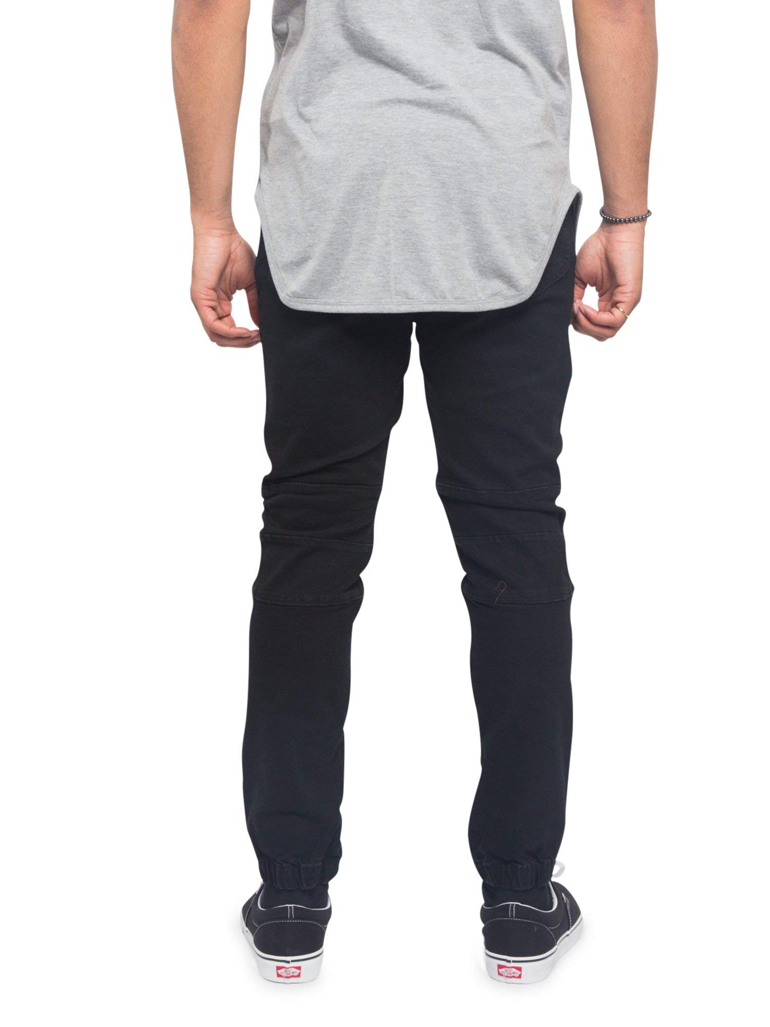 Men's Drop Crotch Joggers - Stretch Denim Jean Pants for Casual Wear & Street Style | Comfortable Lounge Pants for Men | Perfect for Gym, Running, and Everyday Outfits