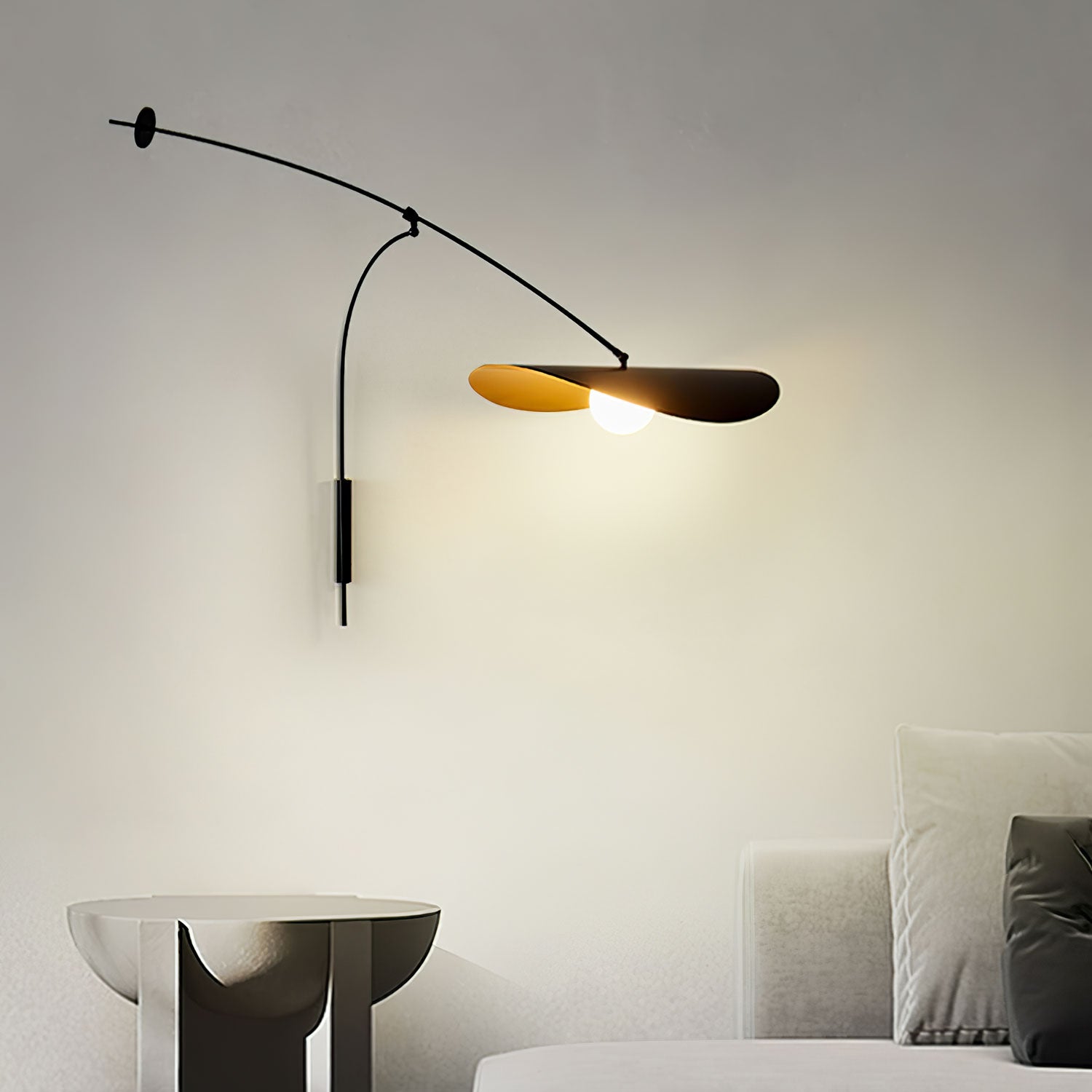 Modern Myrna Wall Light - Sleek Indoor/Outdoor Sconce for Living Room, Bedroom, Patio & Hallway - Energy Efficient LED Wall Lamp for Home Decor