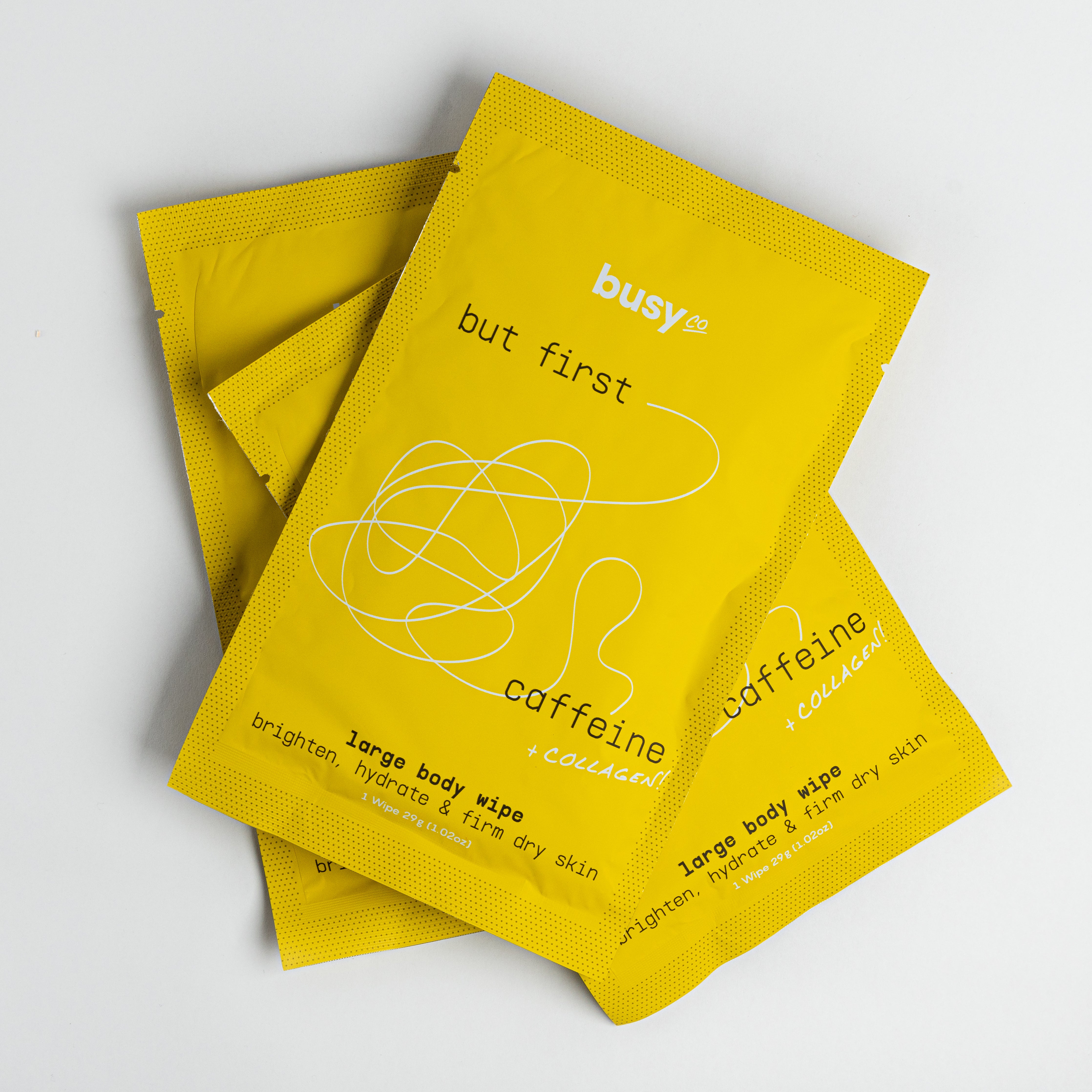 Busy Co. Large Body Wipes - 10 Count Pack | Extra Large Cleansing Wipes for Adults | Perfect for Post-Workout, Travel & On-the-Go Hygiene
