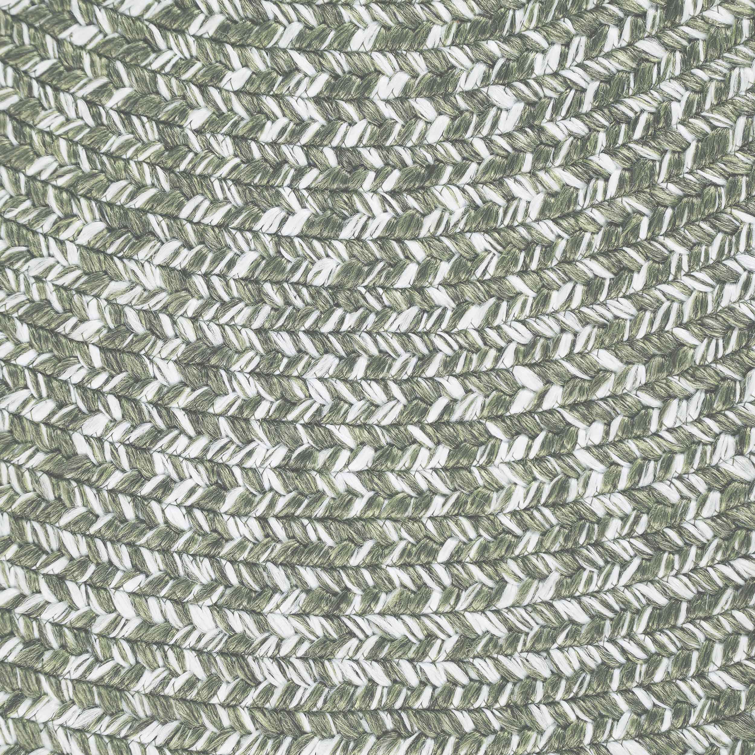 Reversible Braided Area Rug - 2-Tone Indoor/Outdoor Rug for Living Room, Bedroom, Patio & Deck - Non-Slip Durable Floor Mat for Home Decor