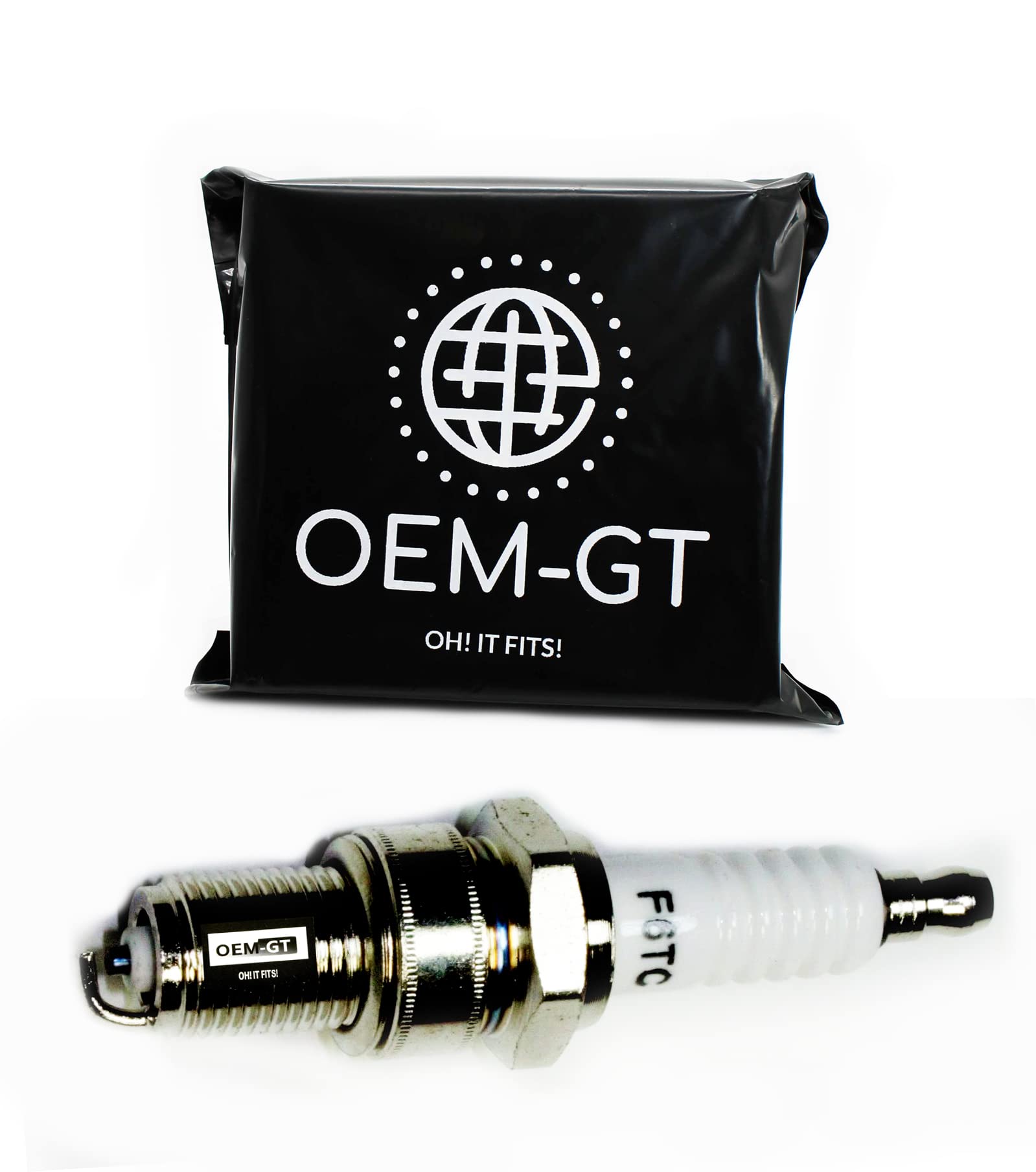 High-Performance F6TC Spark Plugs - Pack of 2 | Compatible with Most Car Models | Perfect for Engine Tune-Ups & Performance Upgrades