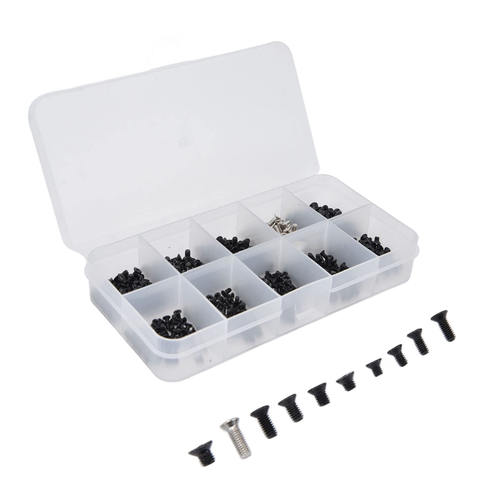 Natudeco 500Pcs Laptop Screw Set - Cross Head Steel Screws for Computer Repair, Electronics Assembly & Maintenance | Perfect for Laptop, PC, Tablet & Device Repairs