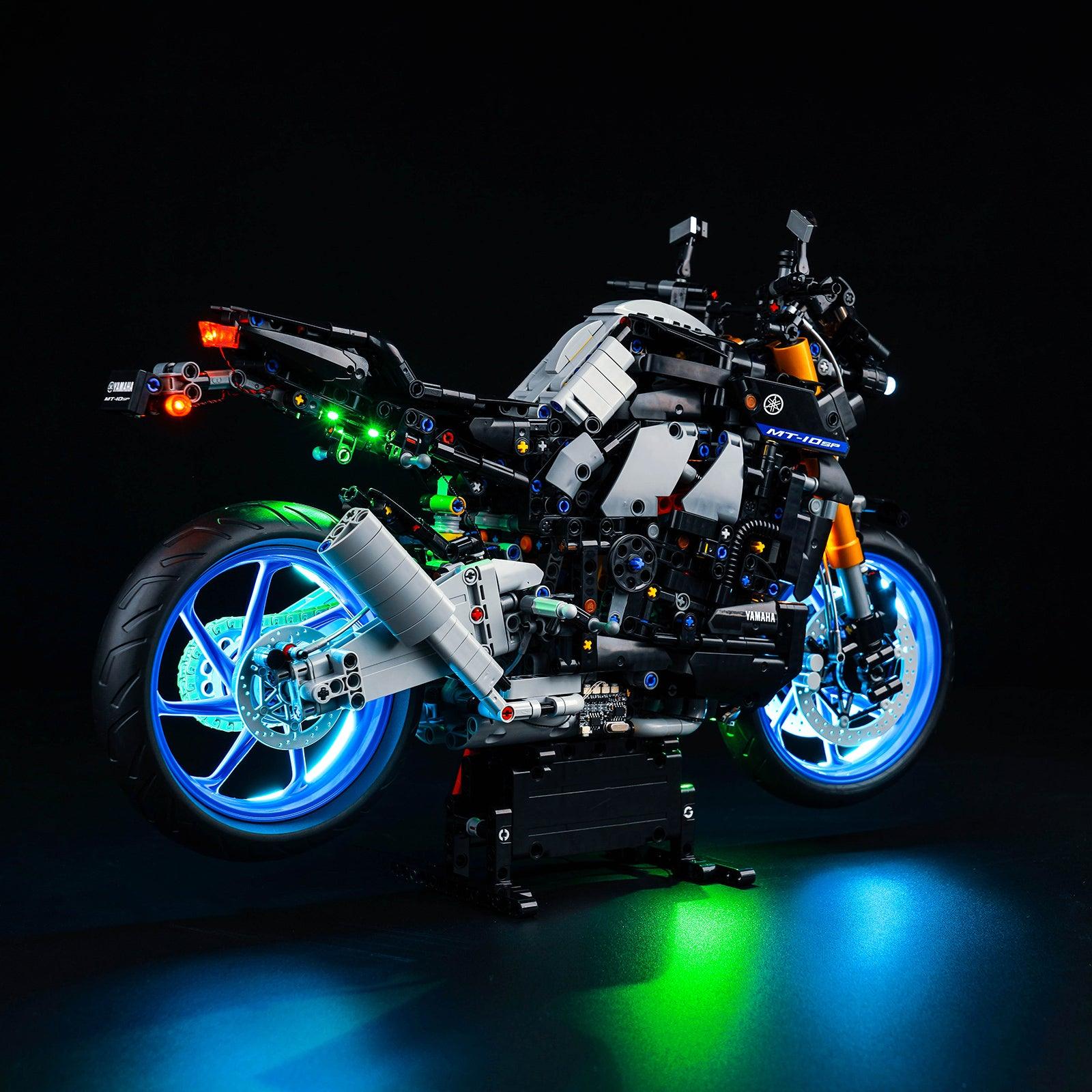 LEGO Yamaha MT-10 SP 42159 LED Lighting Kit - Enhance Your Motorcycle Model with Bright LED Lights for Night Display & Showcase