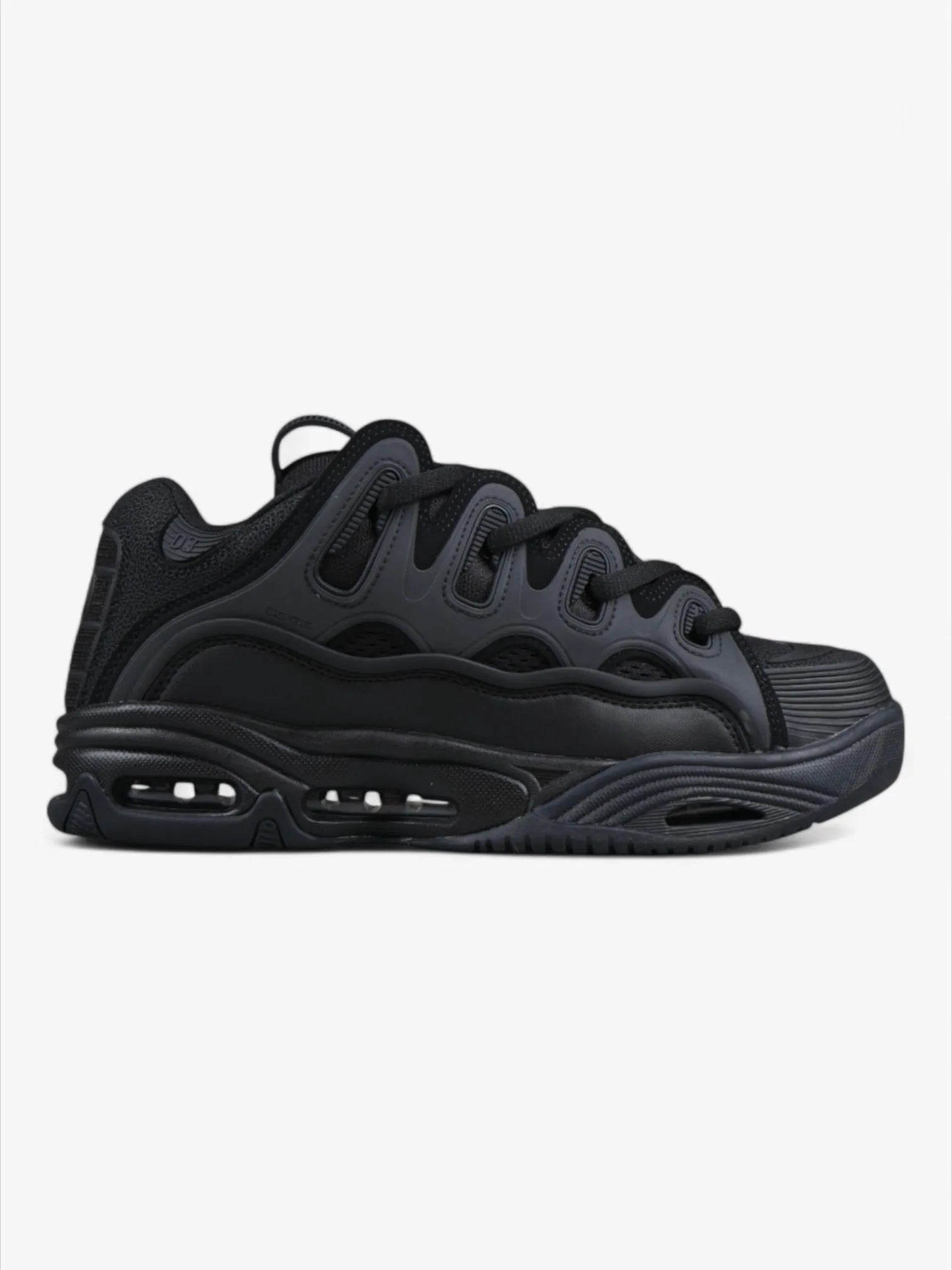 Osiris D3 2001 Black Skate Shoes - Men's Retro Skateboarding Sneakers for Street Style & Extreme Sports