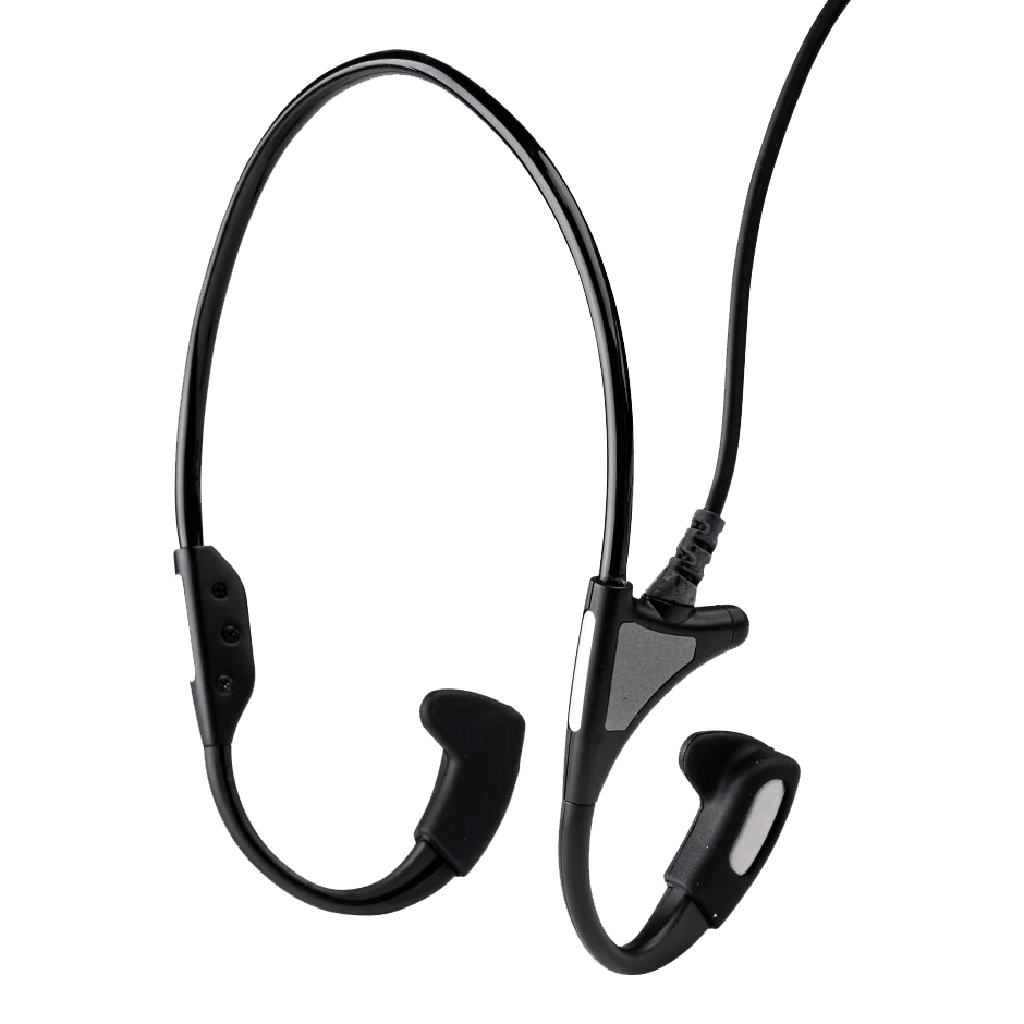 Motorola PMLN5003 Temple Transducer Headset - Noise Cancelling Bluetooth Headphones for Office, Gaming & Travel | Comfortable Over-Ear Design with Clear Audio