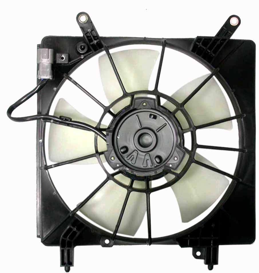 TRQ Radiator Cooling Fan Assembly Compatible with 2002-2006 Acura RSX - AC3115103 Replacement Part - Perfect for Engine Overheating Prevention & Summer Driving