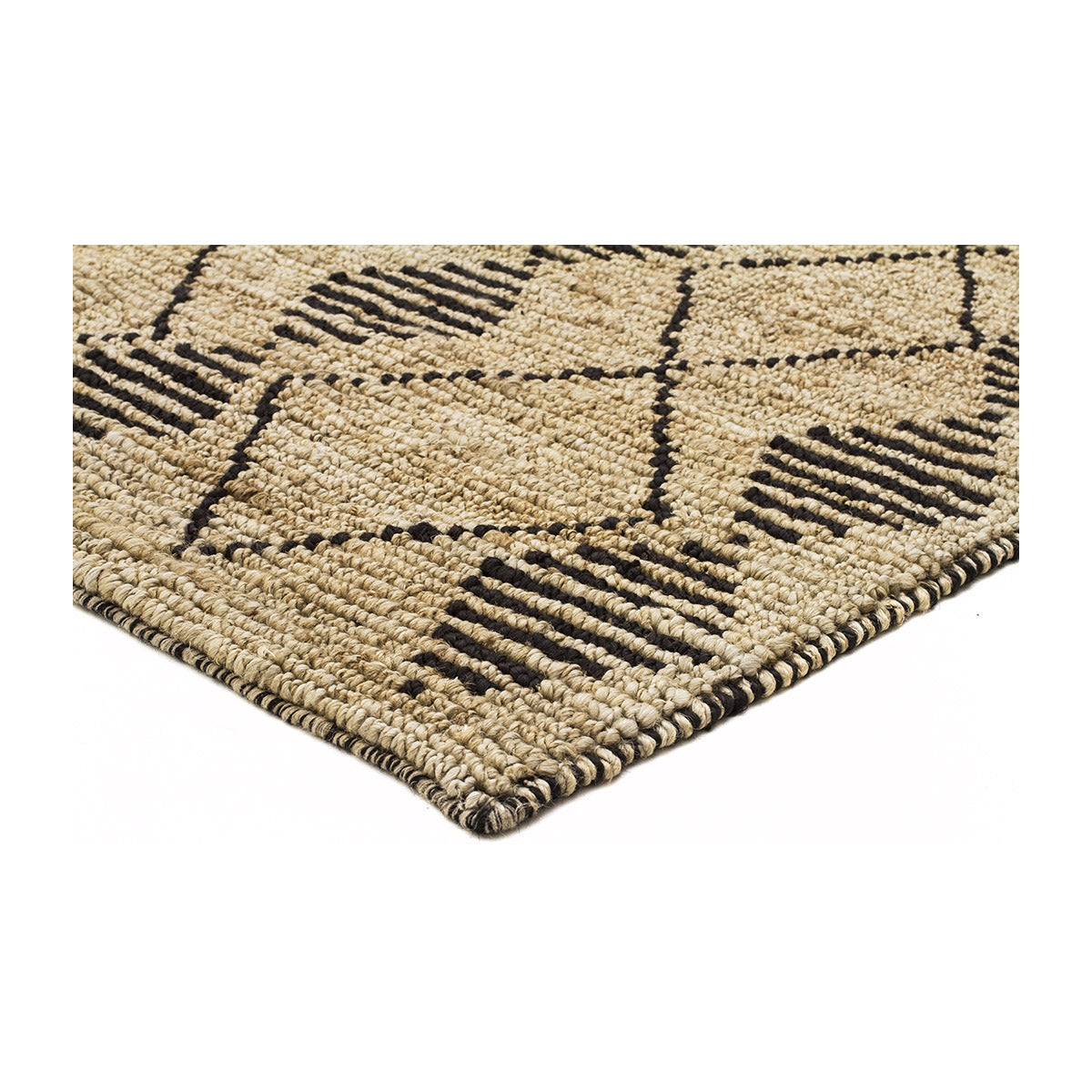Kenya 25 Handwoven Natural Jute Rug - Boho Chic Floor Decor for Living Room, Bedroom & Nursery