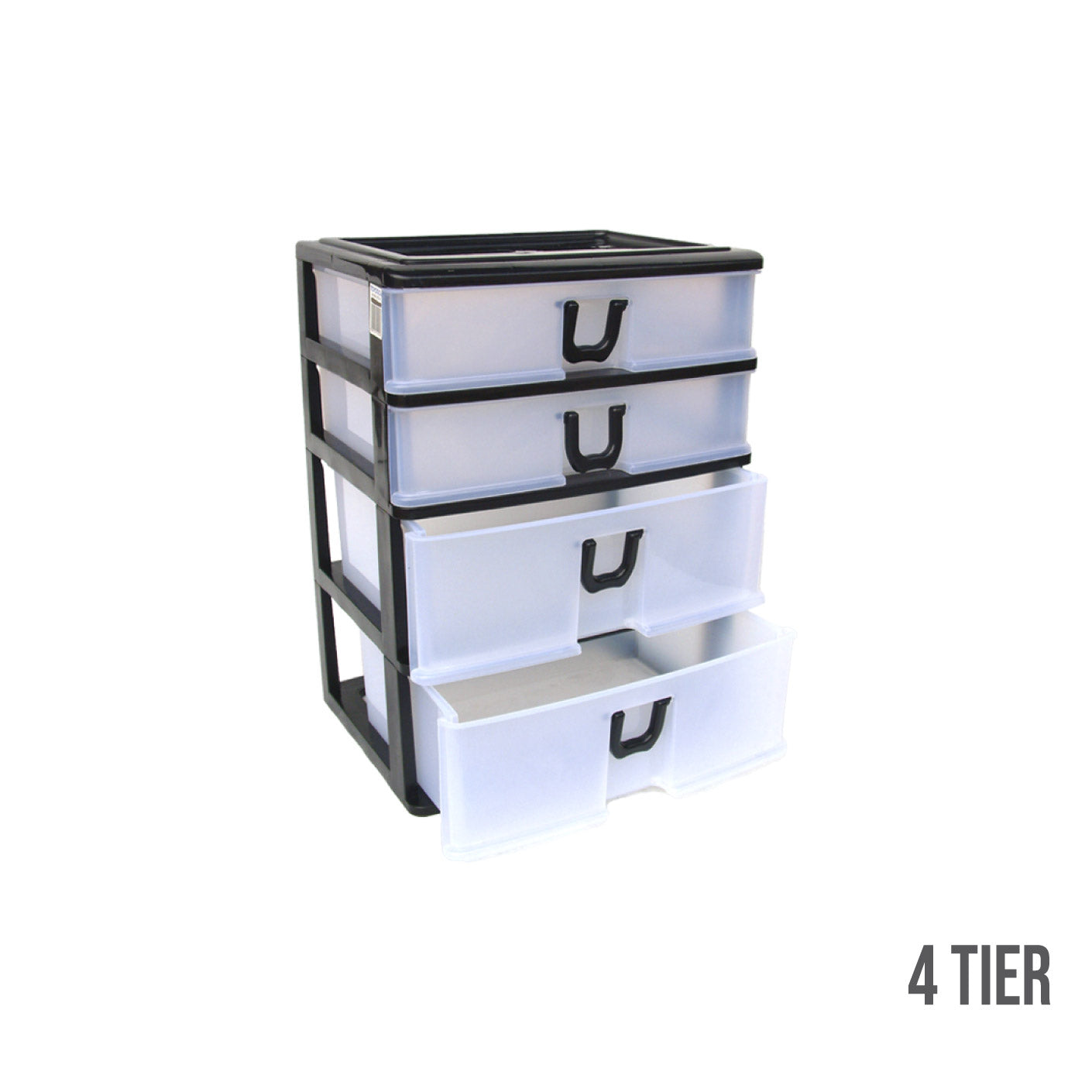 2S2B COLLEGE A4 Drawer Organizer - 4-Tier Plastic Storage Box for School, Office & Home Organization (422 4) - Perfect for Storing Files, Documents, Art Supplies & Stationery