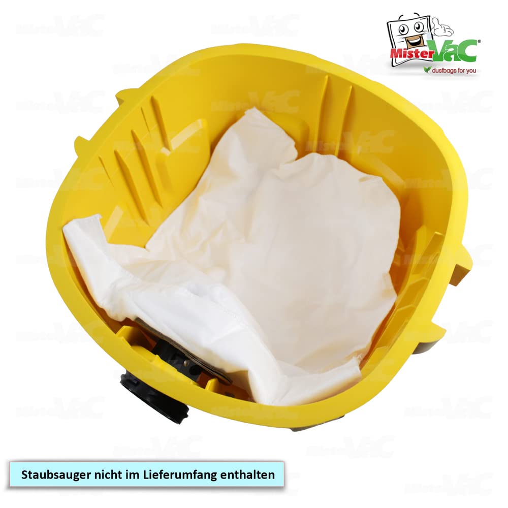 10 Pack Replacement Vacuum Bags Compatible with DeWalt DWV902 L/M/MT Professional Vacuum Cleaners - Durable Dust Bags for Workshop, Construction Site, and Home Cleaning