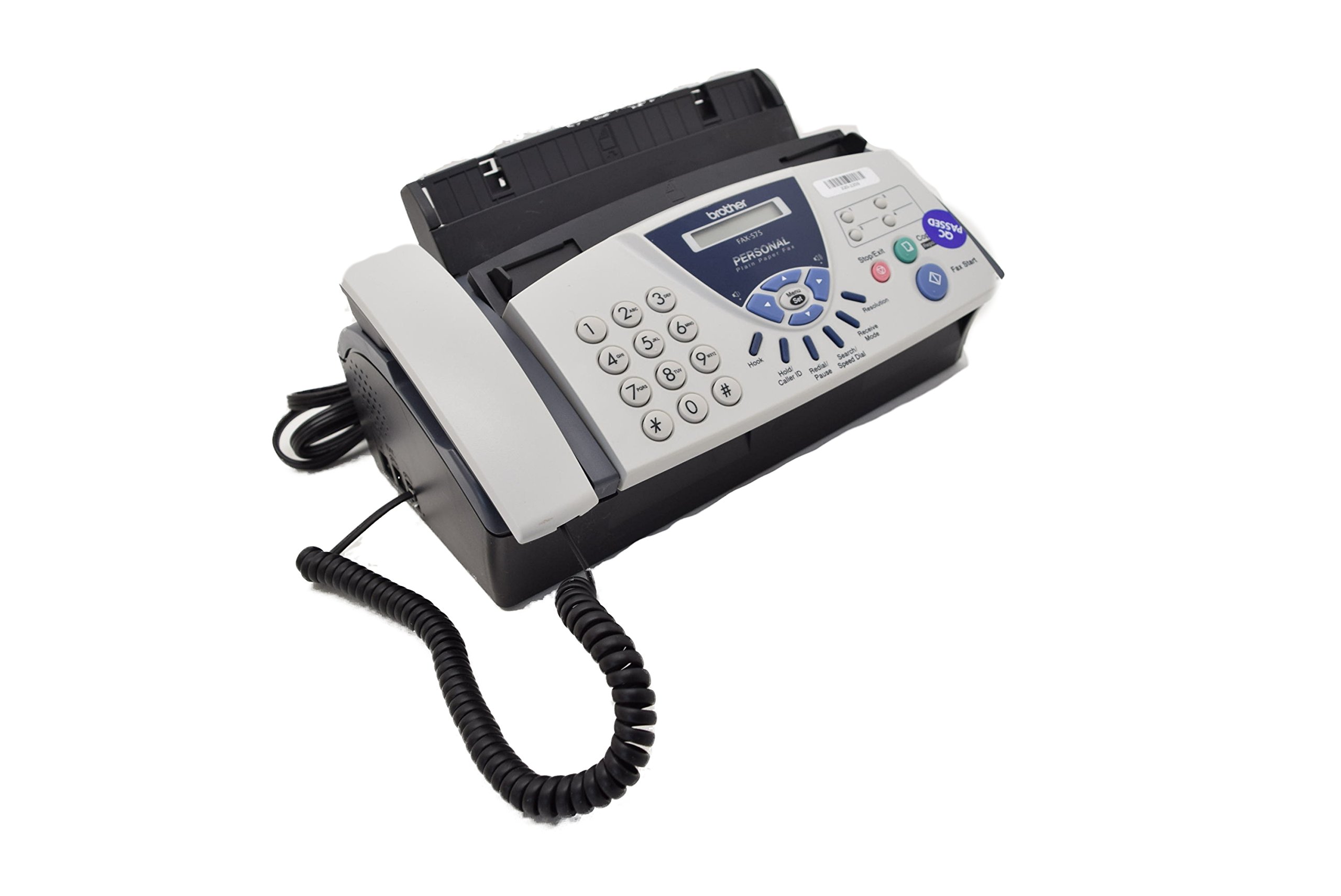 Brother FAX-575 All-in-One Fax Machine with Phone and Copier - Perfect for Home Office & Small Business Document Management