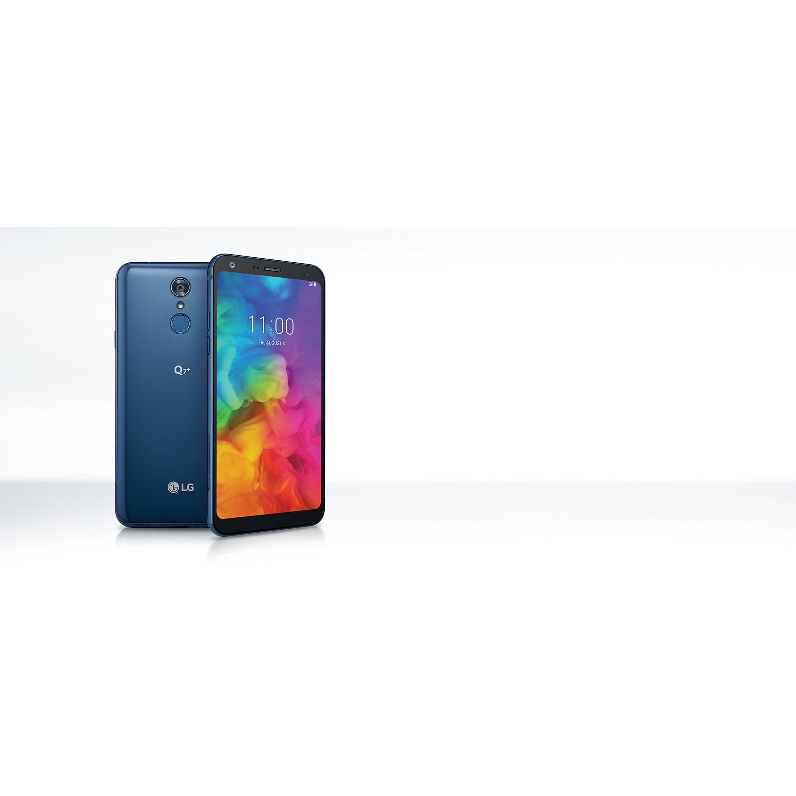 LG Q7+ Moroccan Blue 64GB Smartphone - Unlocked for All Carriers | Fast Performance, HD Display | Perfect for Travel, Work & Entertainment