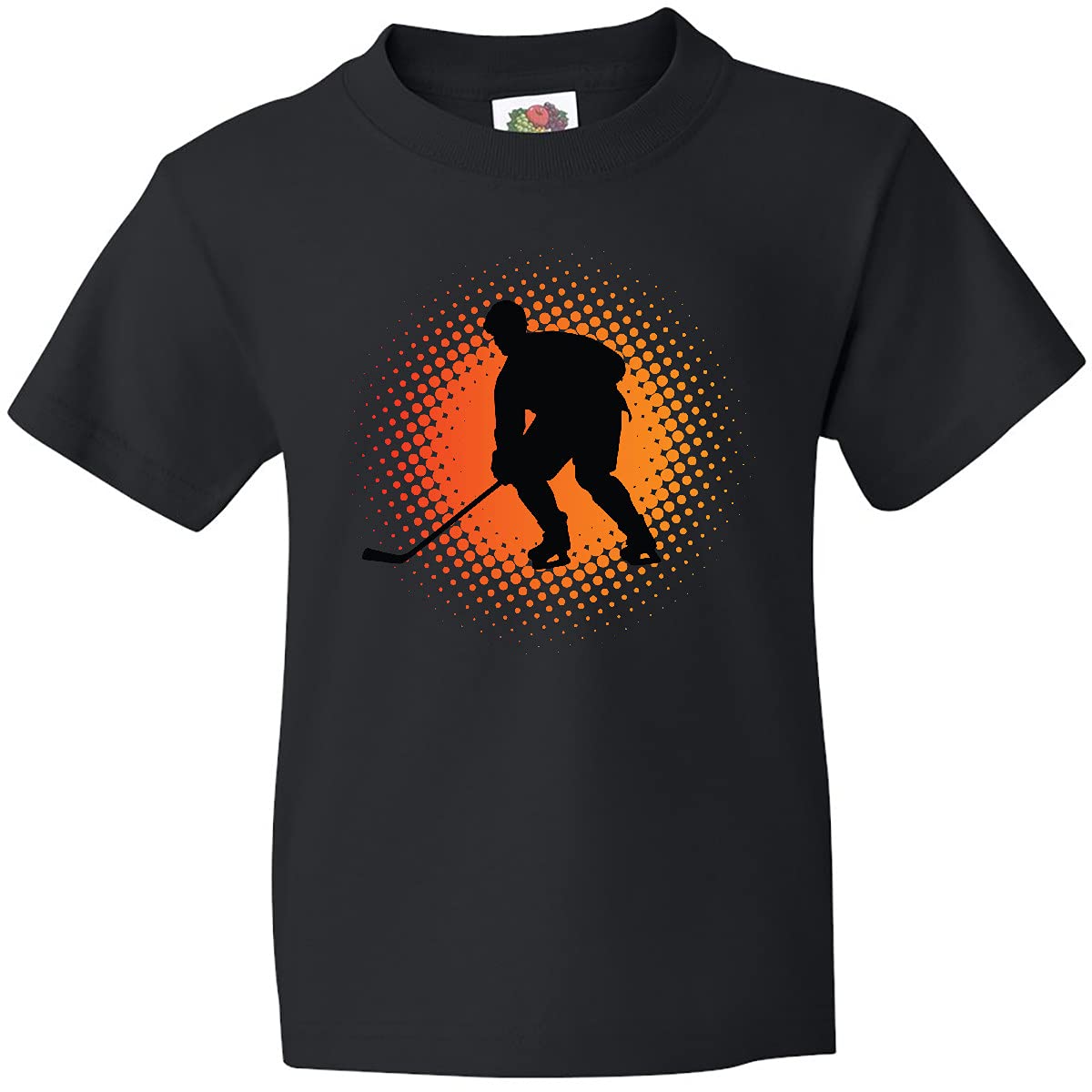 Inktastic Play Hockey Sports Youth T-Shirt - Comfortable Kids Hockey Tee for Boys & Girls - Perfect for Games, Practice & Fan Support